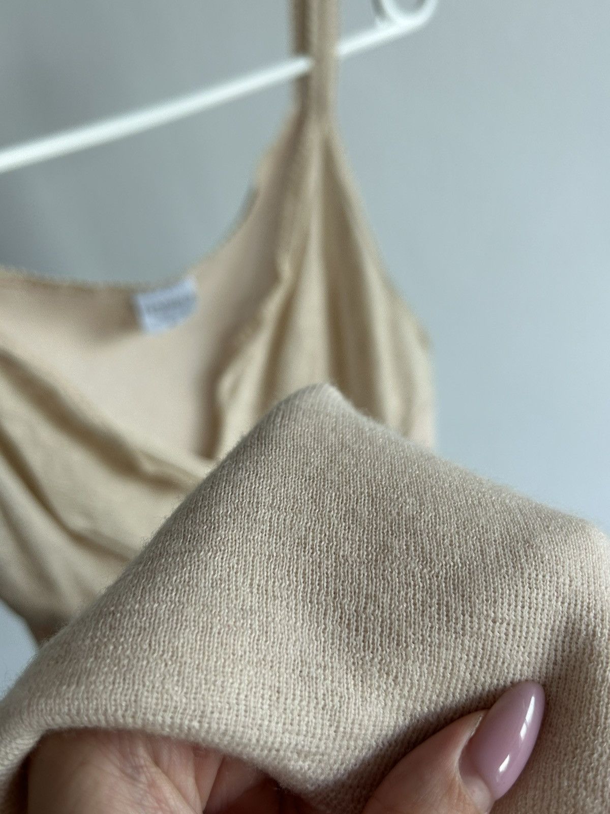 Hanro × Vintage HANRO Vintage 70s 80s Wool Mini Dress Coquette Night Sleep Size M / US 6-8 / IT 42-44 - 9 Thumbnail