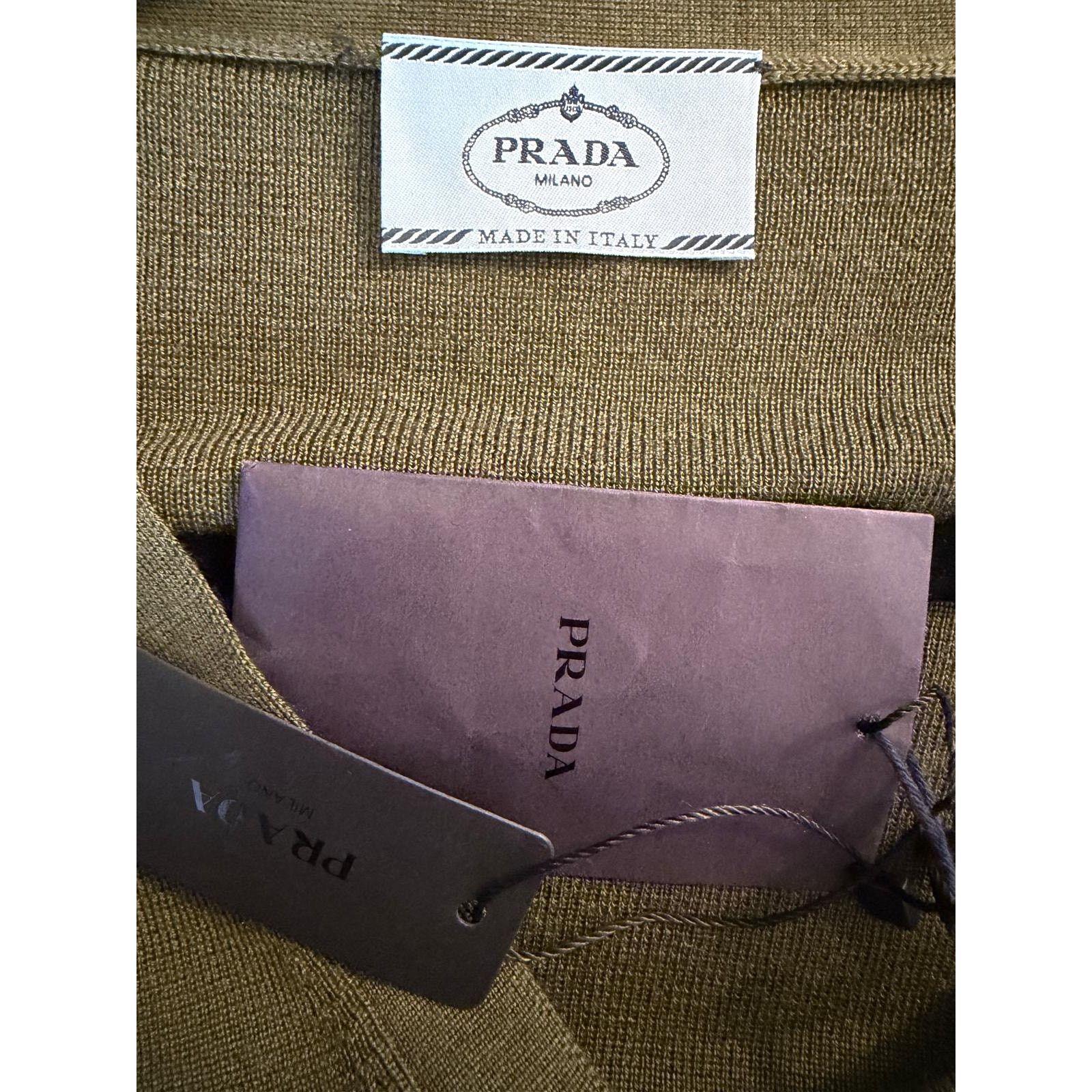 Prada Prada NWT V-Neck Cashmere-Silk Cardigan Size S / US 4 / IT 40 - 3 Thumbnail