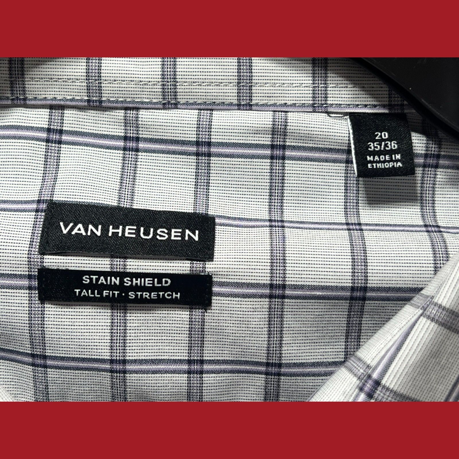 Van Heusen Van Heusen - Stain Shield - Men's Regular Fit Stretch Fabric Size ONE SIZE - 13 Thumbnail