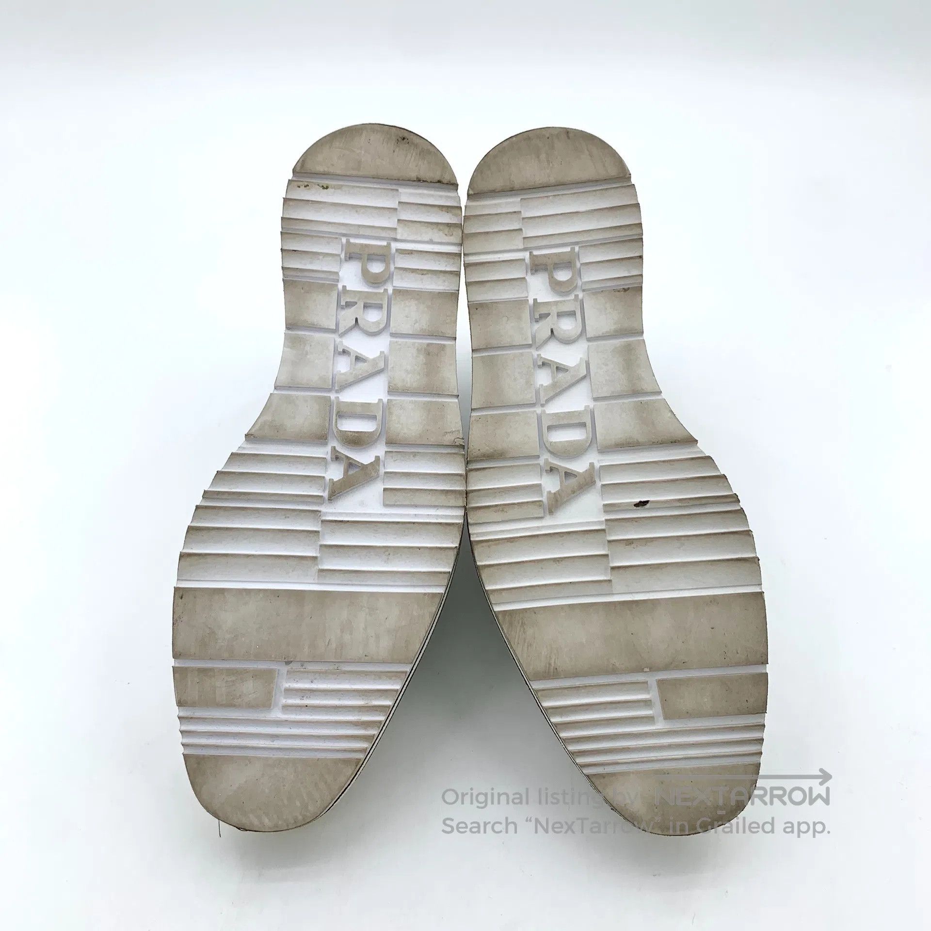 Other Prada Silver Baroque Carved Lace-Up Casual Flat Platform S Size US 5 / EU 37 - 5 Thumbnail