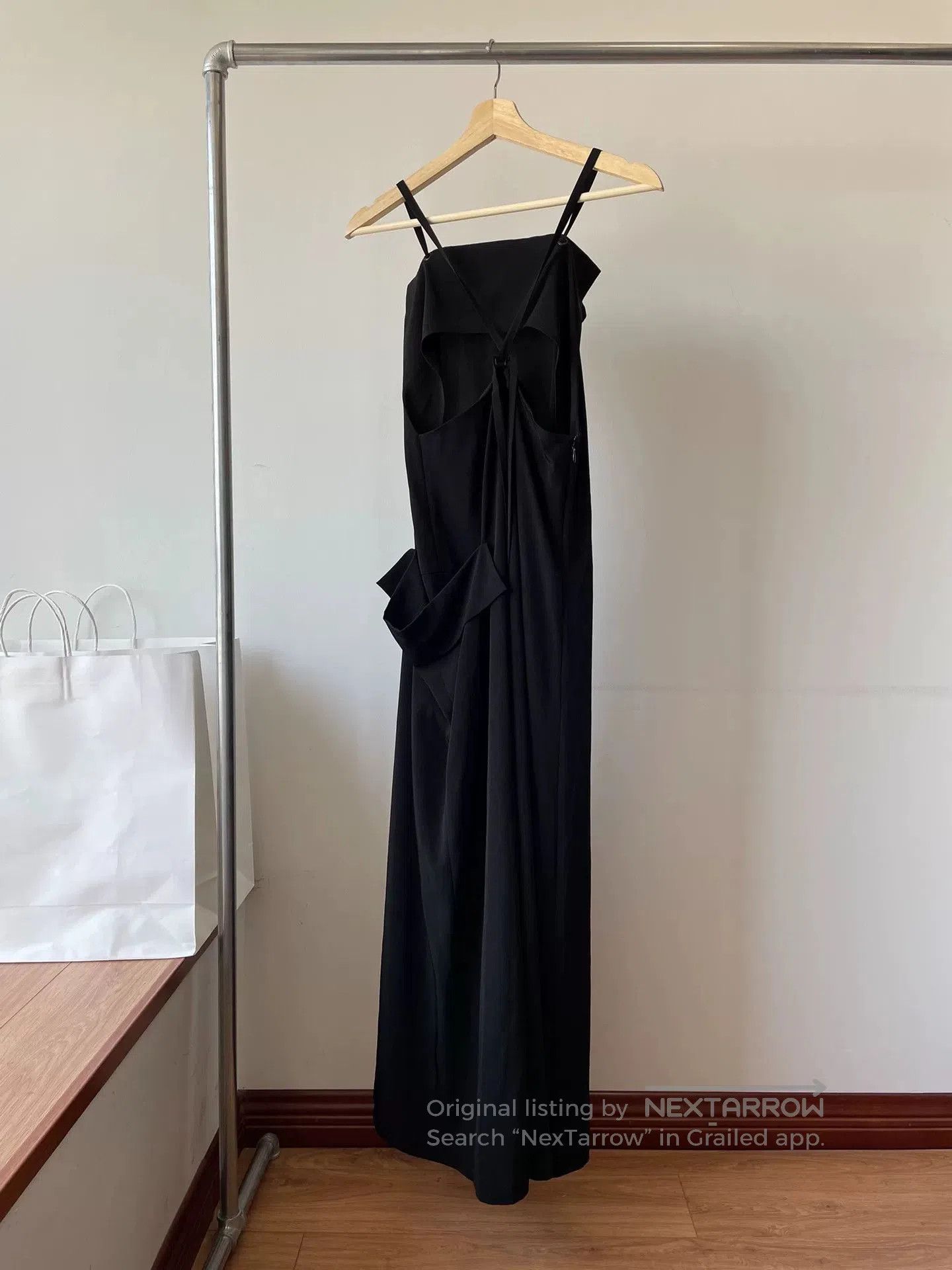 Y's Y's Yohji Yamamoto Black Camisole Dress. Size M / US 6-8 / IT 42-44 - 2 Thumbnail