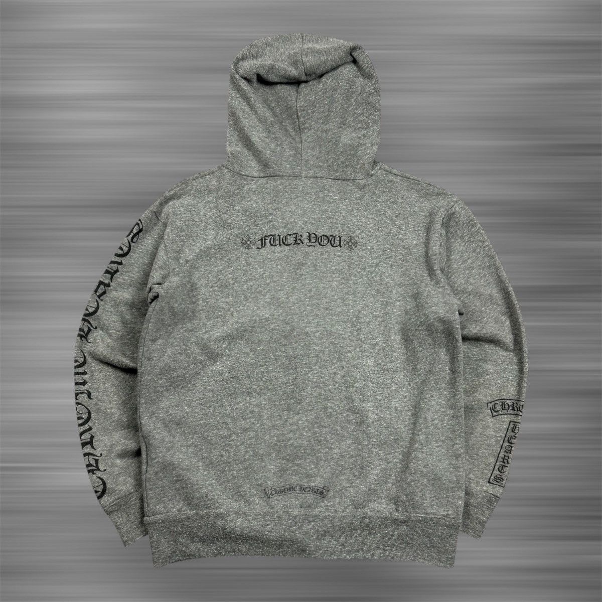 Chrome Hearts Chrome Hearts T-Bar F*** You Zip-Up Hoodie Heather Grey Size US S / EU 44-46 / 1 - 7 Thumbnail