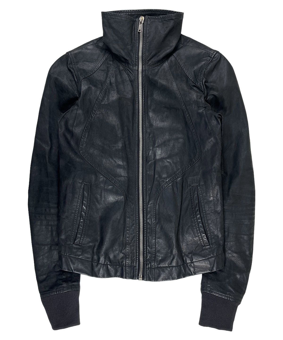Rick Owens FW12 Rick Owens Mountain High Neck Intarsia Leather