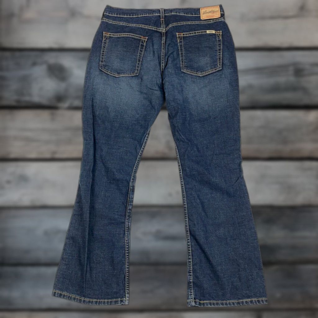 Levi's Levi's 550 Jeans Bootcut Dark Blue Wash Misses 14 Cotton Stretch Y2K Size 36" / US 14 / IT 50 - 1 Thumbnail