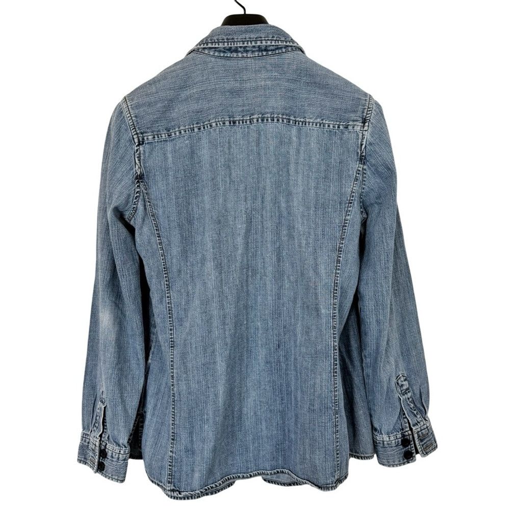 Gap GAP Women's Blue Super Cute/Chic Denim Button Down Shirt S Size S / US 4 / IT 40 - 5 Thumbnail