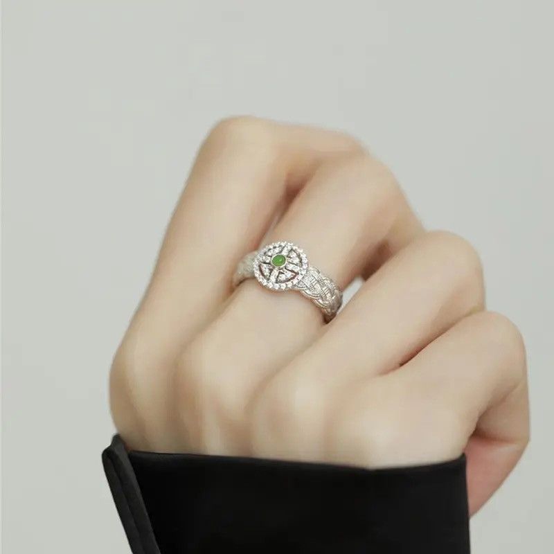 Jewelry × Vintage Cute Creative Weaving Elegant Rings Size ONE SIZE - 5 Thumbnail