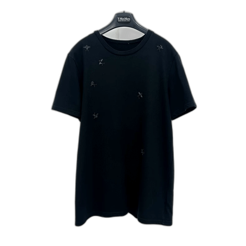 Dior Dior Dior Embroidered Bee Short Sleeve T-shirt-2507 Size L / US 10 / IT 46 - 1 Thumbnail