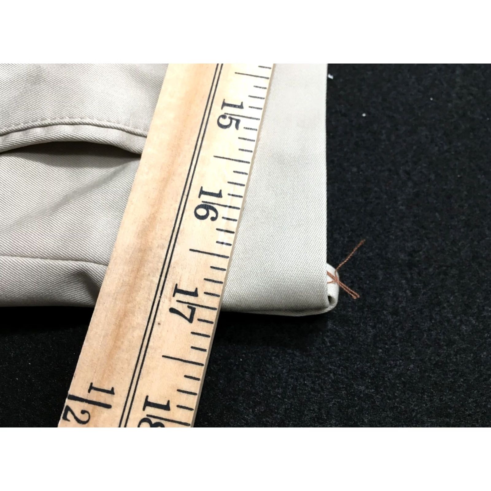 Nordstrom John W Nordstrom Pants Mens Tag 33 x29 Khaki Pleated Wrinkle Free staining Size US 33 - 5 Thumbnail