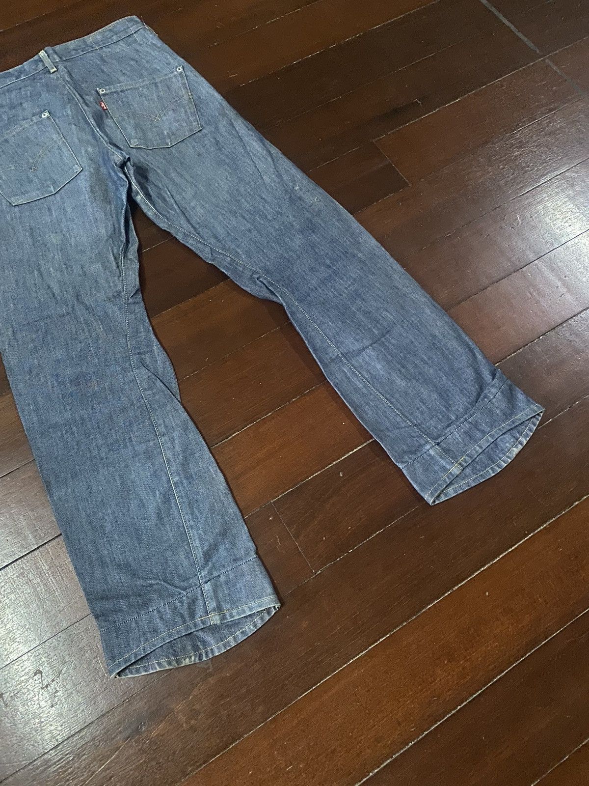 Japanese Brand × Levi's VINTAGE Y2K LEVIS Limited Edition Engineered SILVER Size US 32 / EU 48 - 13 Thumbnail