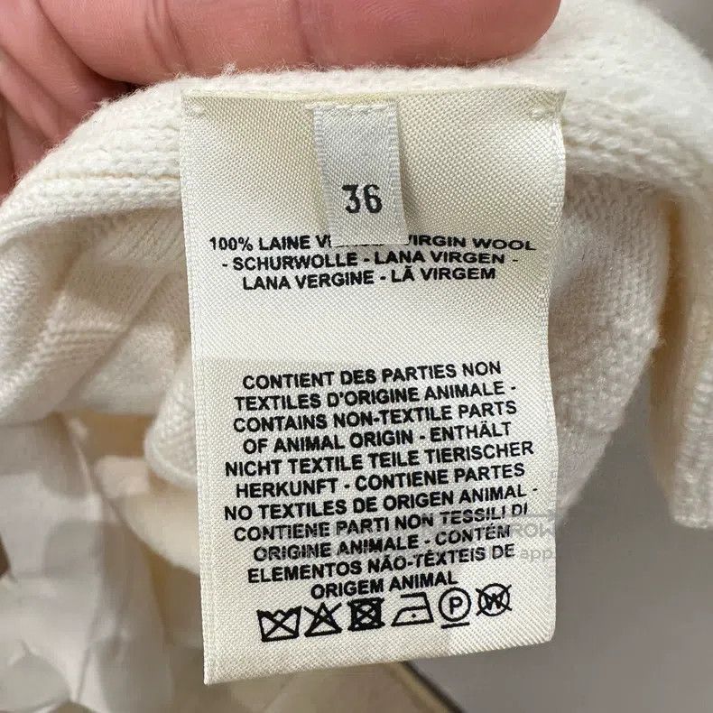 Hermes Hermes Full-Print H-Stripe Wool Open Cardigan Size XS / US 0-2 / IT 36-38 - 4 Thumbnail