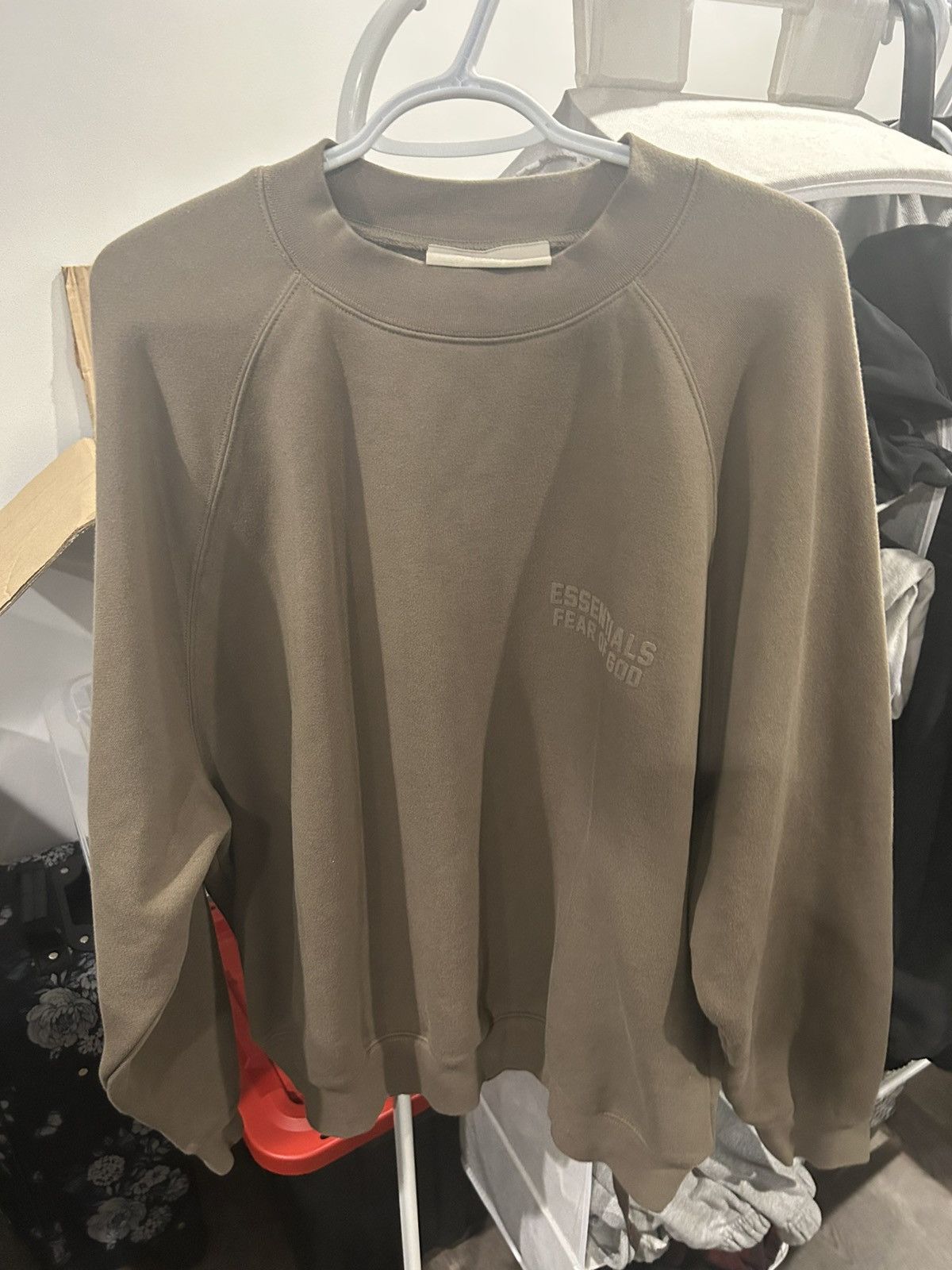 Essentials × Fear of God Essentials Fear of god Brown Men’s crewneck Size US L / EU 52-54 / 3 - 4 Thumbnail