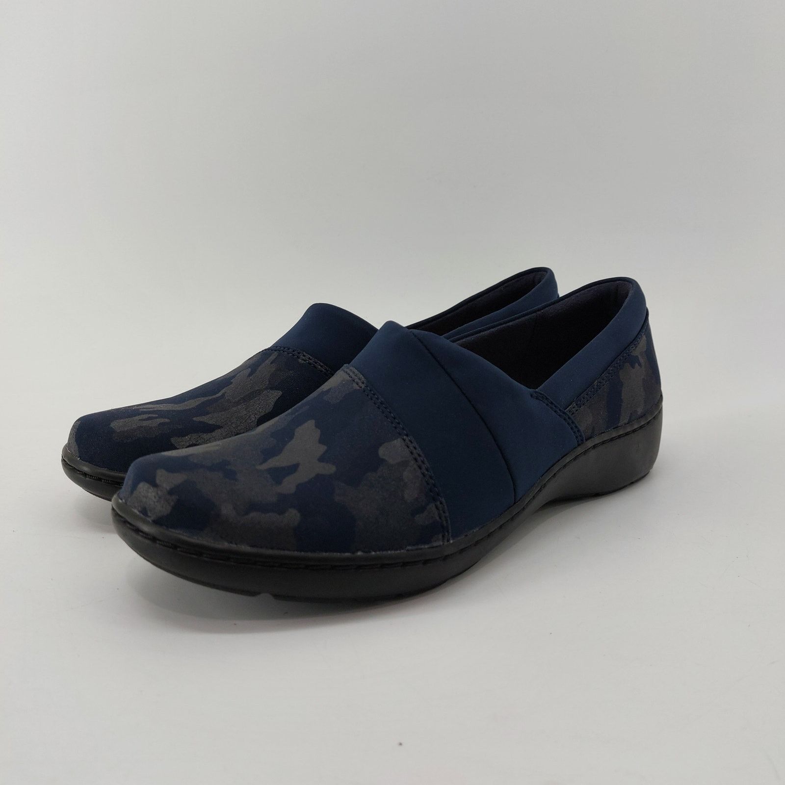 Clarks Clarks Cora Heather Interest Camo Navy Blue Loafers Size 8 Size US 8 / IT 38 - 6 Thumbnail