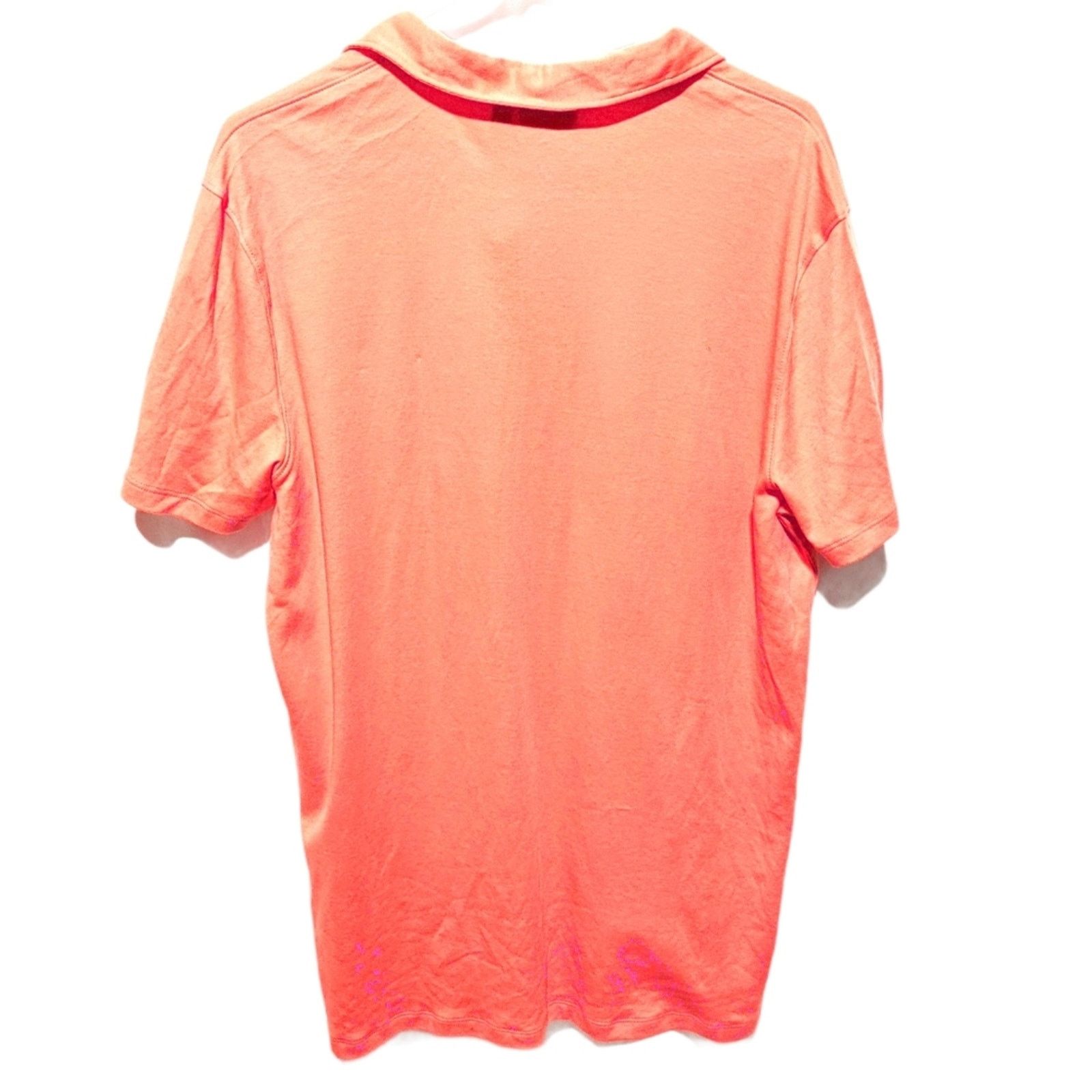 Apt. 9 APT. 9 Solid Orange Polo Style Collared Shirt Men's Large Size US L / EU 52-54 / 3 - 3 Thumbnail