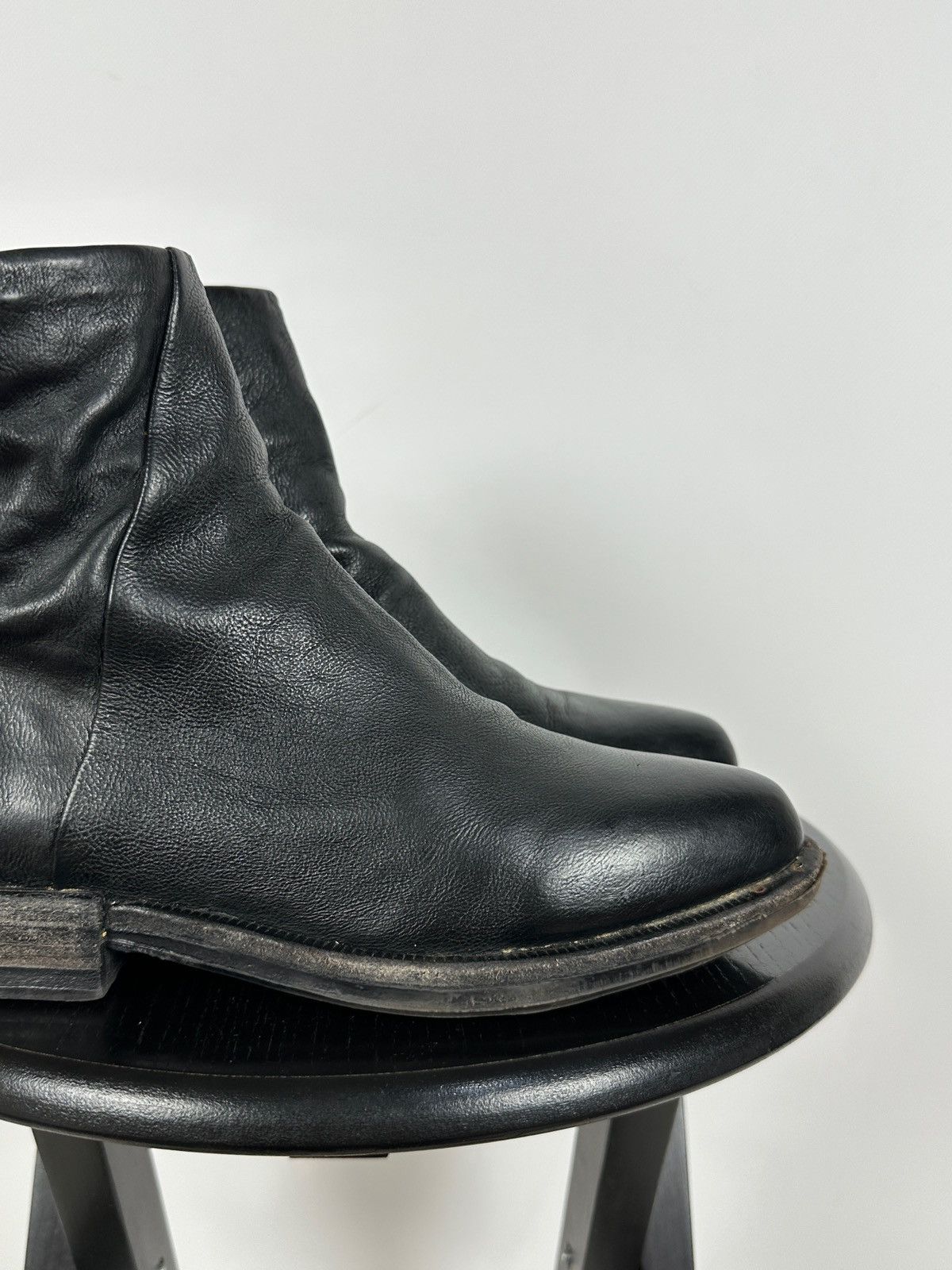 A.S.98 A.S.98. Airstep Black Leather Biker Ankle Boots Size US 8 / IT 38 - 15 Thumbnail