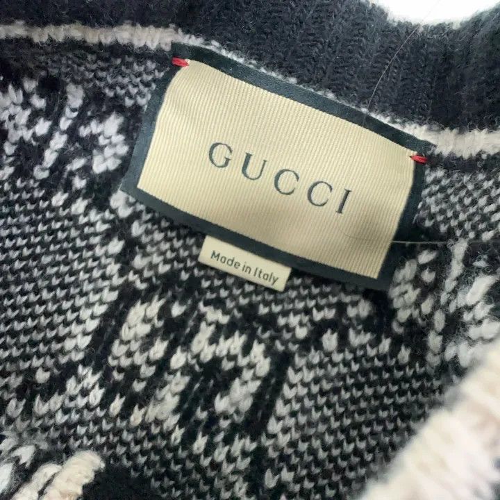 Gucci Gucci GG Pattern Long Sleeve Knit Sweater-2507 Size S / US 4 / IT 40 - 6 Thumbnail