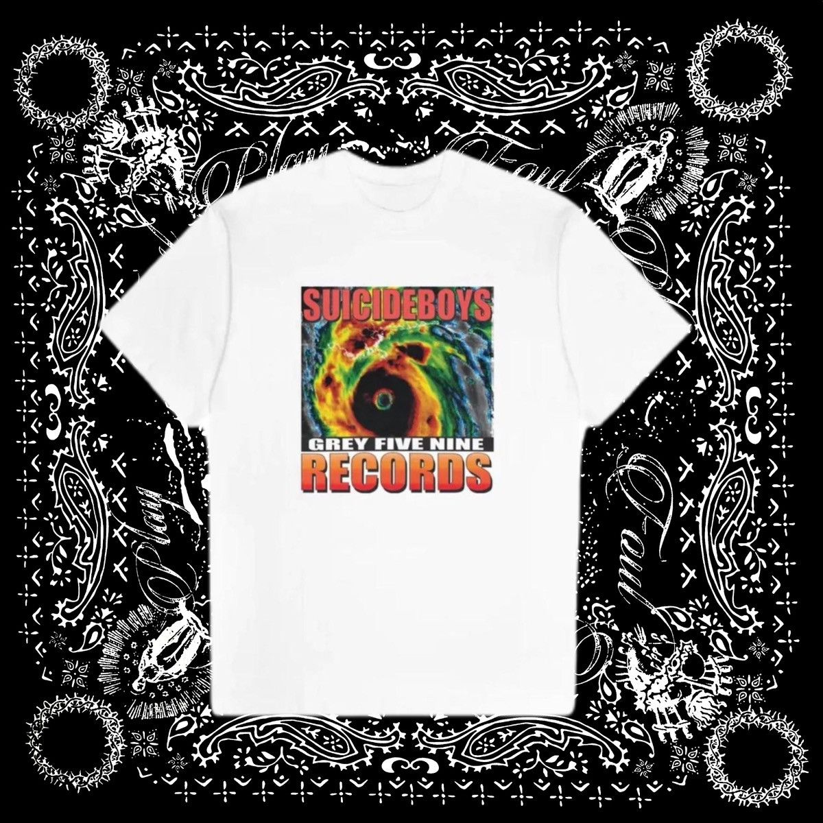 Fuck The Population × G59 Records G59 storm chaser hurricane tee (white) Size US L / EU 52-54 / 3 - 1 Thumbnail