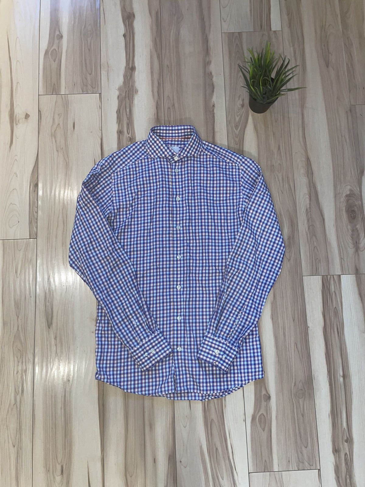 Designer × Eton Shirt Eton Button Up Luxury Streetwear Classic Oldmoney Size US S / EU 44-46 / 1 - 1 Thumbnail