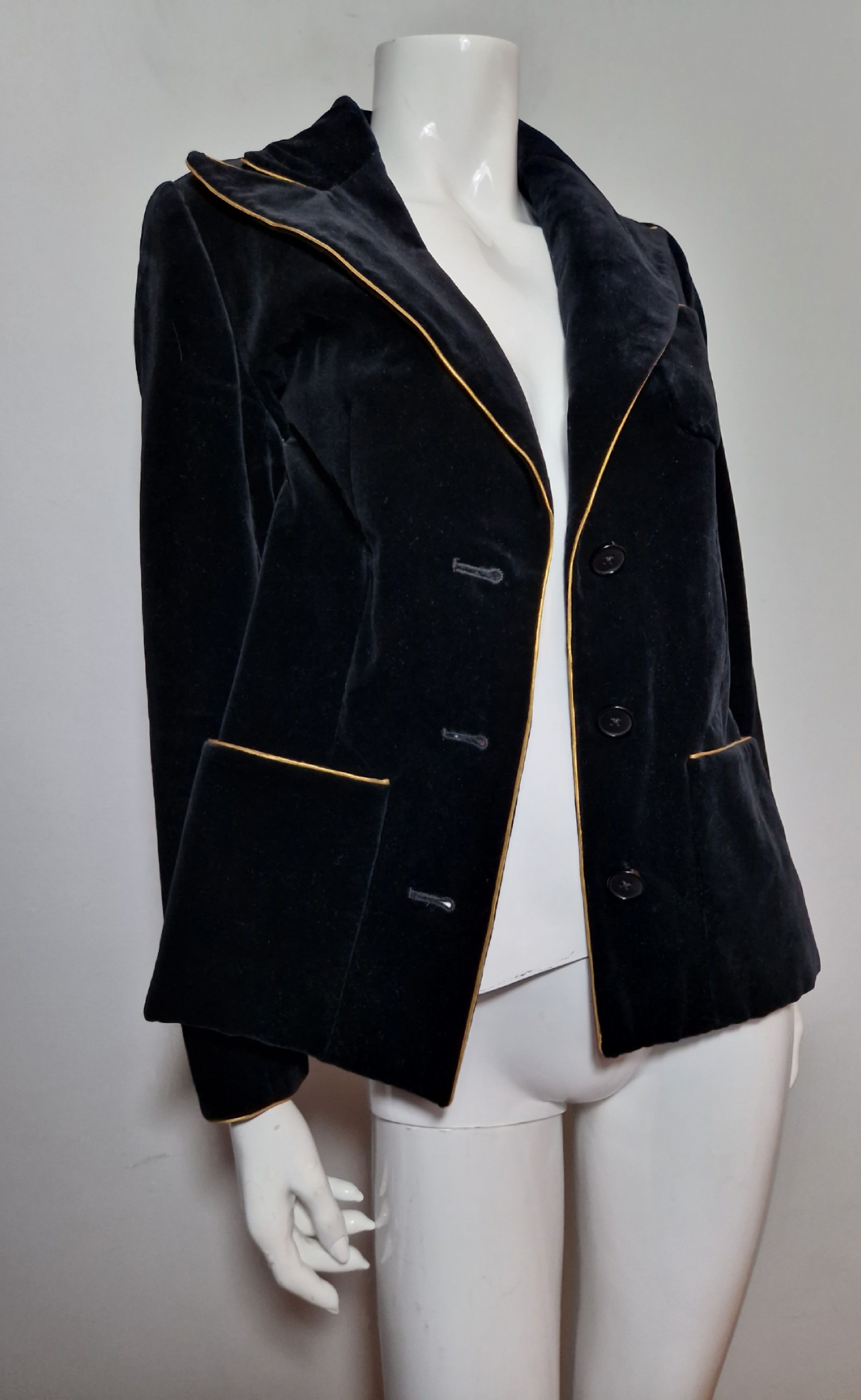 Dior Dior 1960s velvet blazer Size S / US 4 / IT 40 - 3 Thumbnail