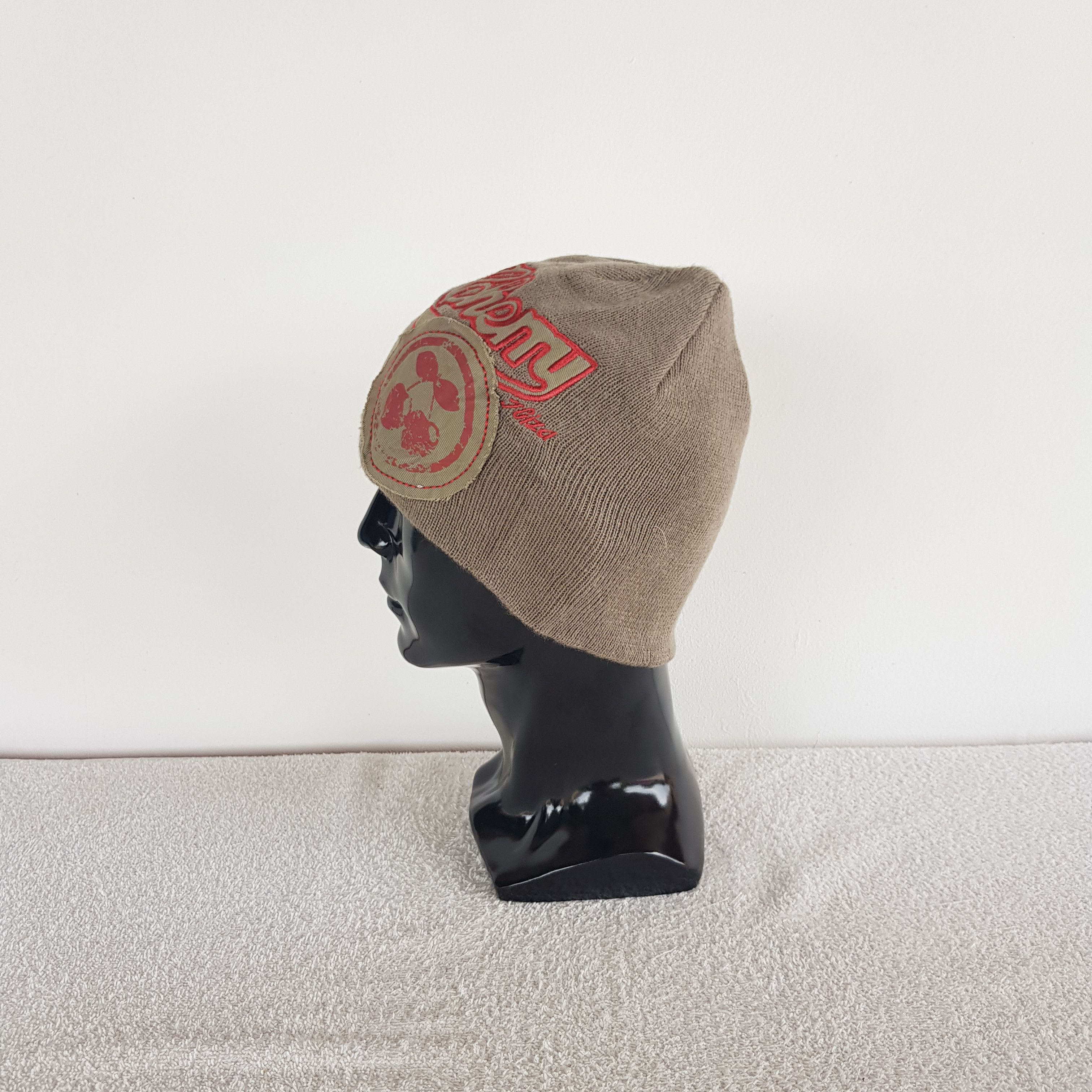 Japanese Brand Vintage Y2K Cherry Beanie Ribbed Knit Snow Caps Hats. Size ONE SIZE - 4 Thumbnail