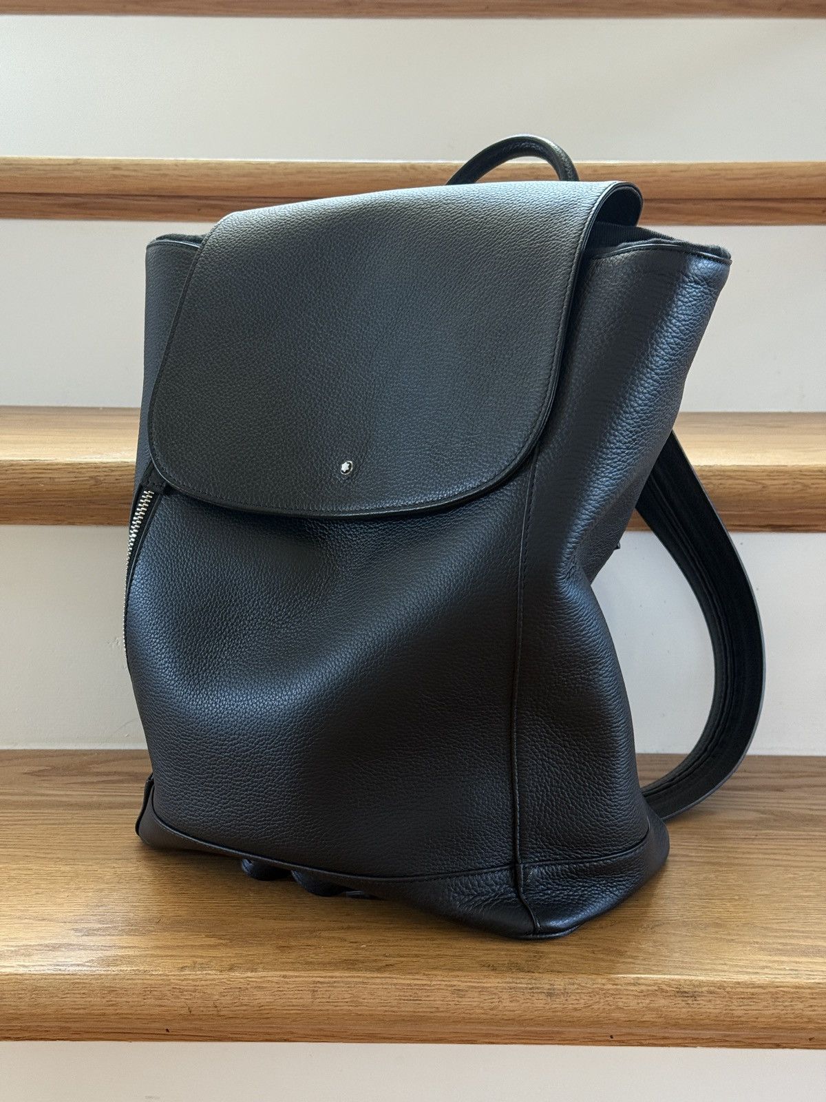 Montblanc Montblanc Leather Backpack Size ONE SIZE - 1 Thumbnail