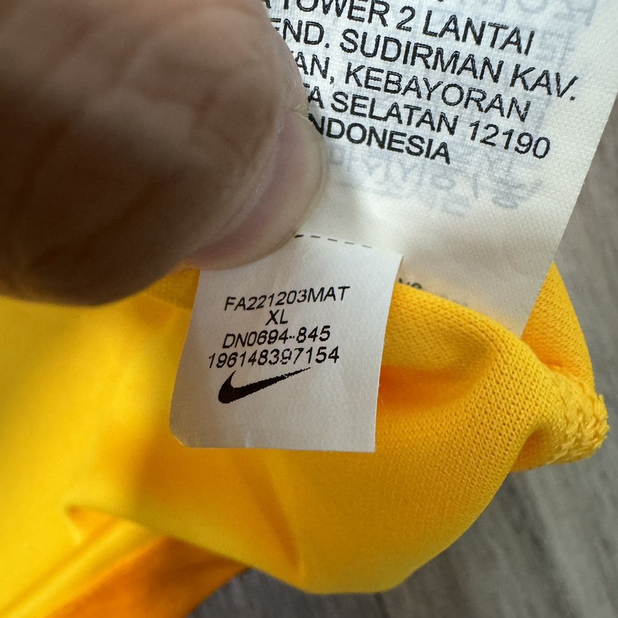 Nike Holland WC2022 home shirt #21 F.de jong Size US XL / EU 56 / 4 - 8 Thumbnail