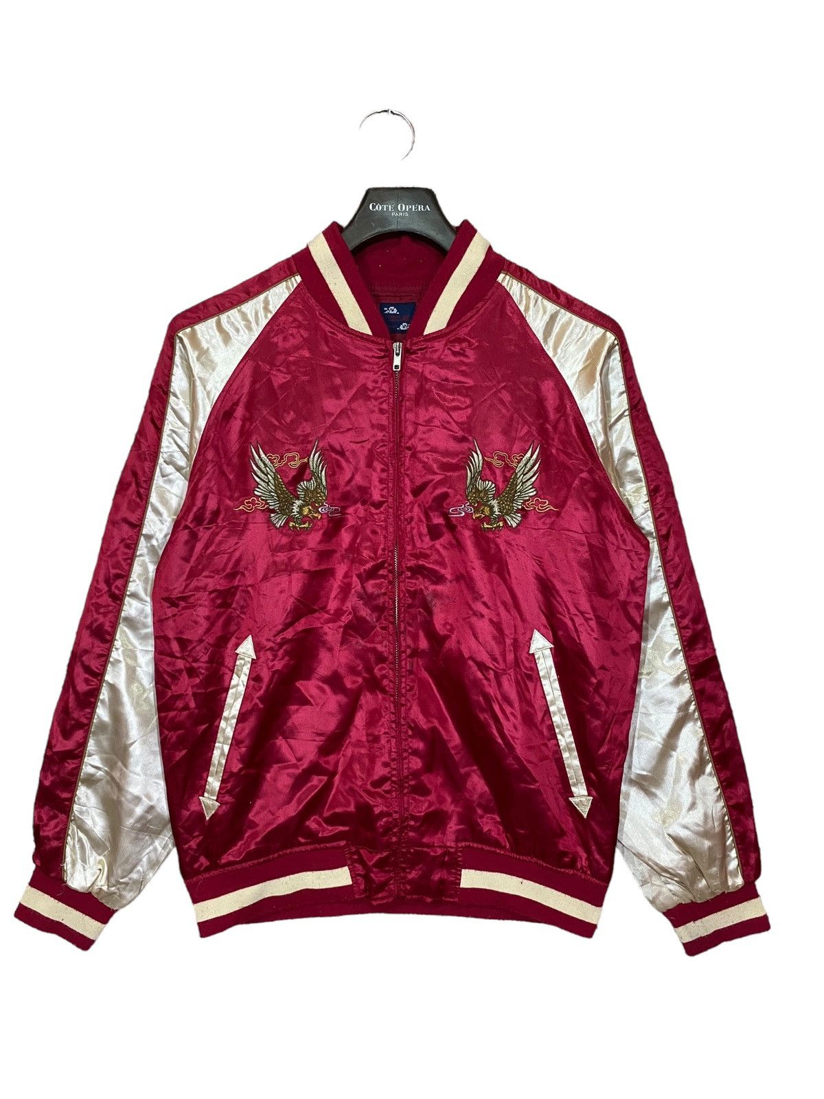 Japanese Brand × Traditional Weatherwear Sukajan bird emboidery jacket satin nice design Size US M / EU 48-50 / 2 - 3 Thumbnail