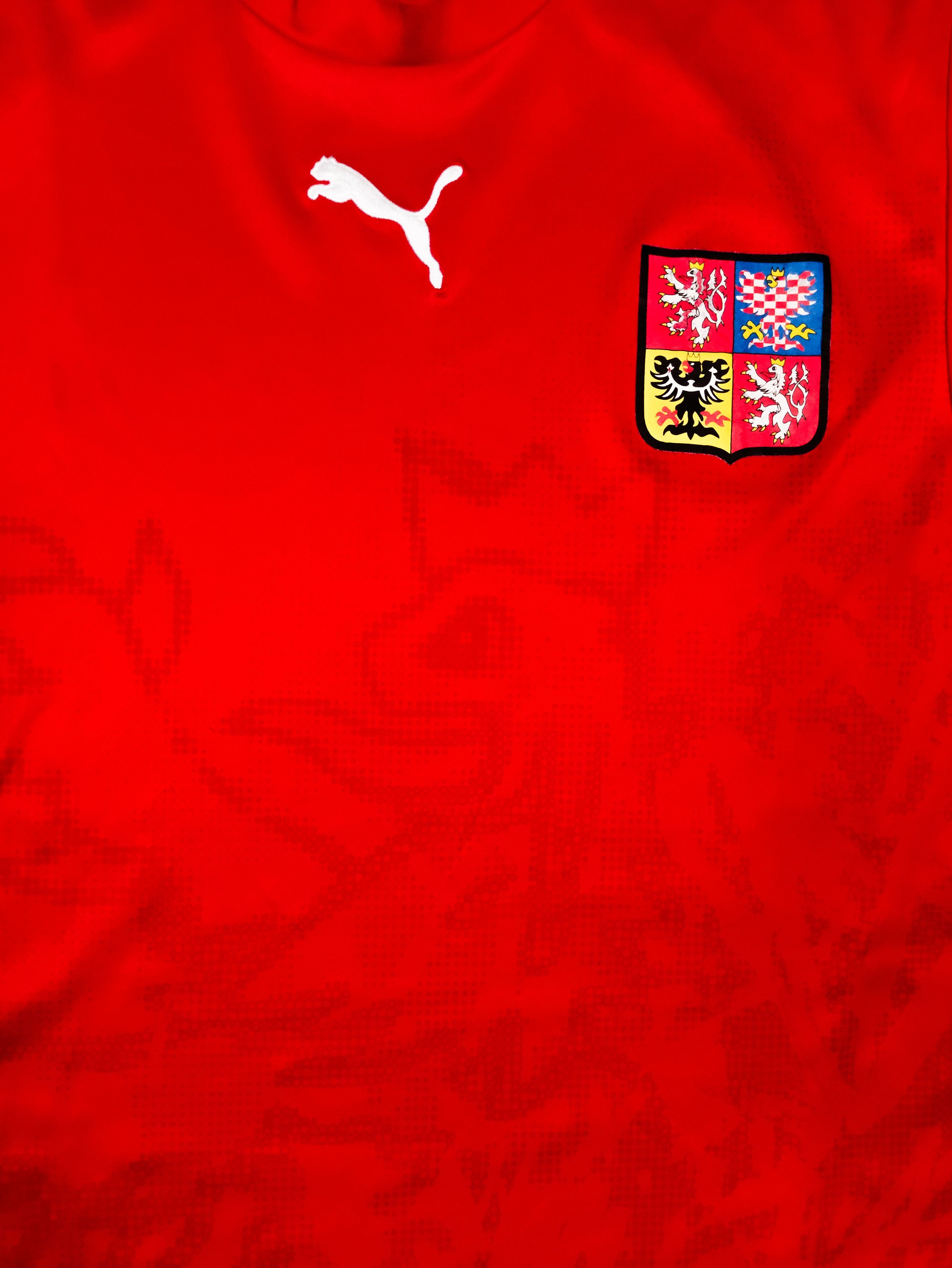 Puma Czech Republic World Cup 2006 2007 Puma Home Shirt Size US M / EU 48-50 / 2 - 5 Thumbnail