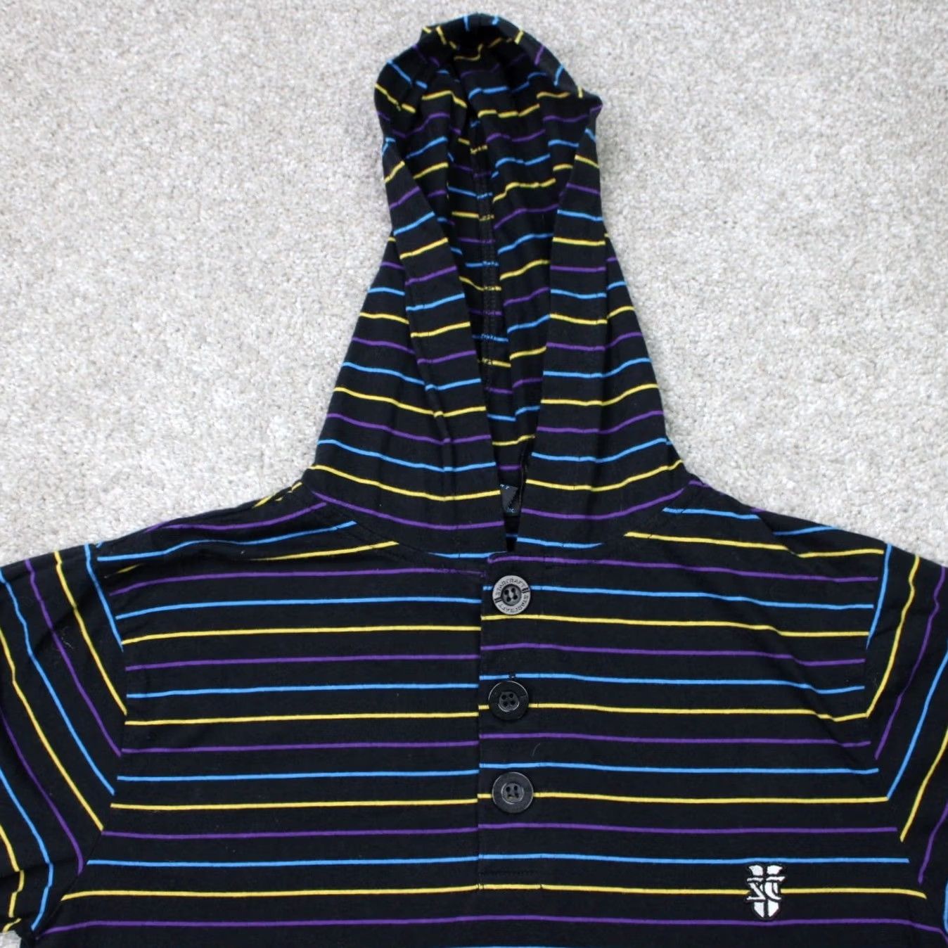 Vintage Blizzard StarCraft II Hoodie Mens Medium Black Striped Hooded Sweatshirt Size US M / EU 48-50 / 2 - 3 Thumbnail