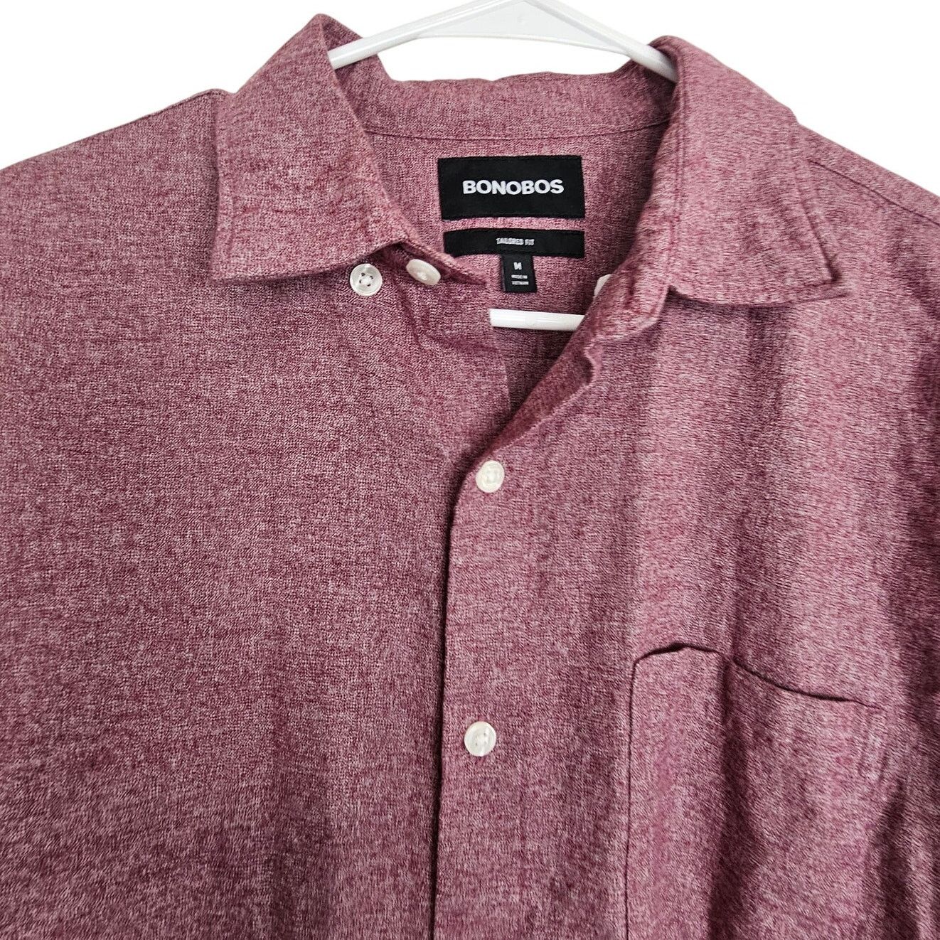 Bonobos Bonobos Mens Flannel Shirt Size M Tailored Fit Minimalist Size US M / EU 48-50 / 2 - 2 Thumbnail