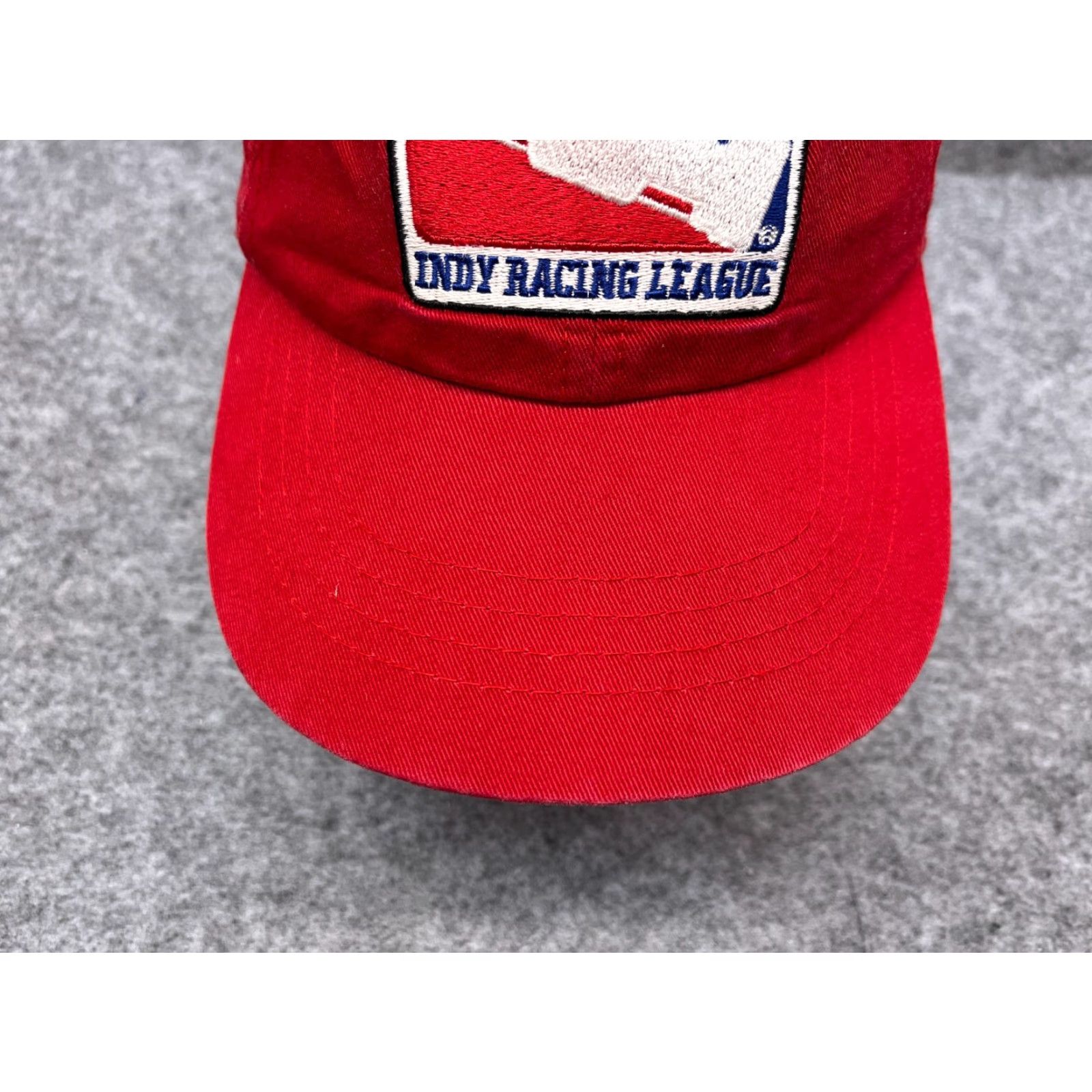 Vintage VINTAGE Outdoor Cap IndyCar Series Hat Cap Adjustable One Size Red Cotton Racing Mens Size ONE SIZE - 3 Thumbnail