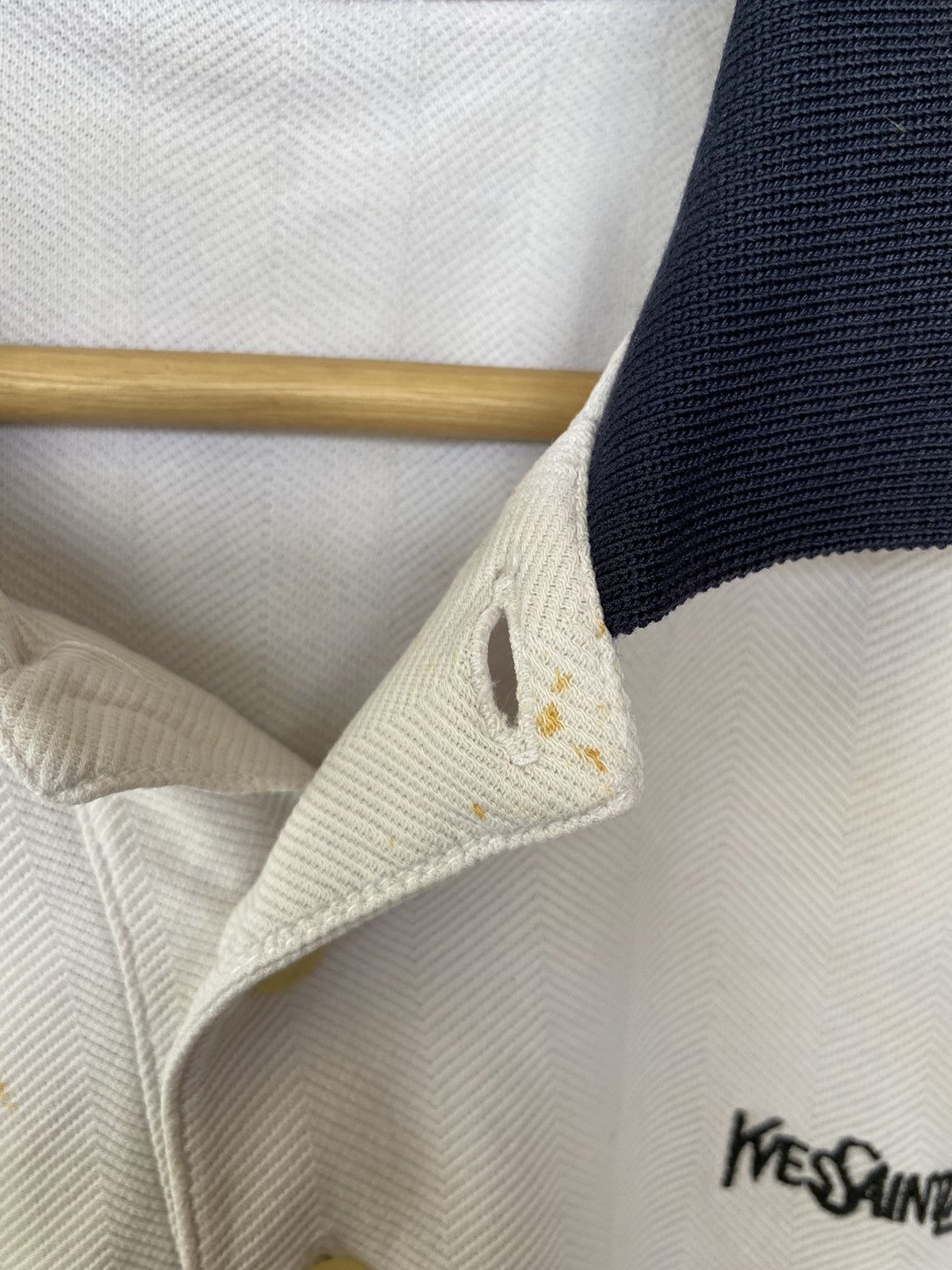 Vintage Vintage Yves Saint Laurent Pour Homme Polo Shirt Size US L / EU 52-54 / 3 - 14 Thumbnail