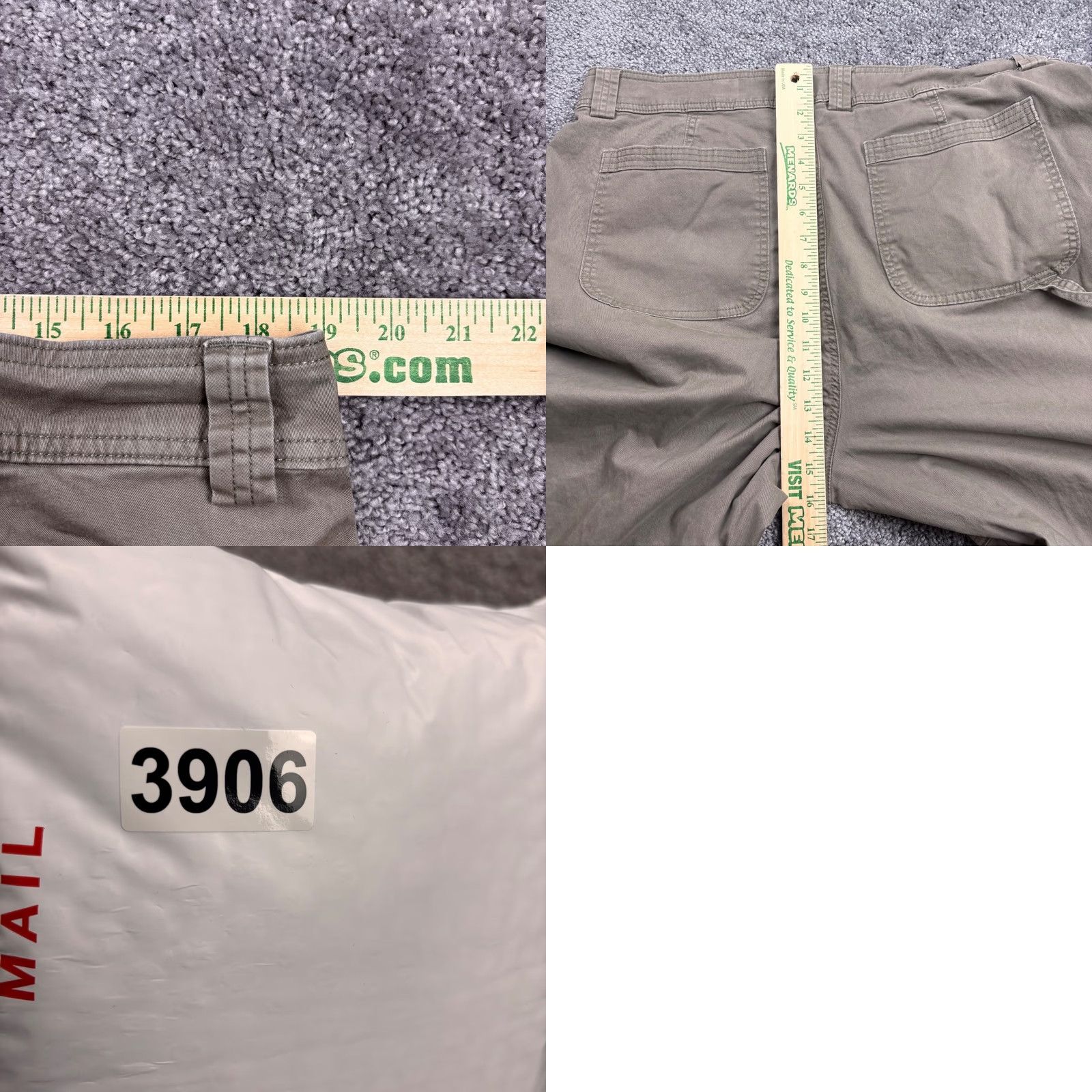 Abercrombie & Fitch VINTAGE Abercrombie & Fitch Cargo Pants Womens 36 Wide-Leg 90s Tan Army 30in Inseam Mens Womens Size 25" / US 0 / IT 36 - 8 Thumbnail