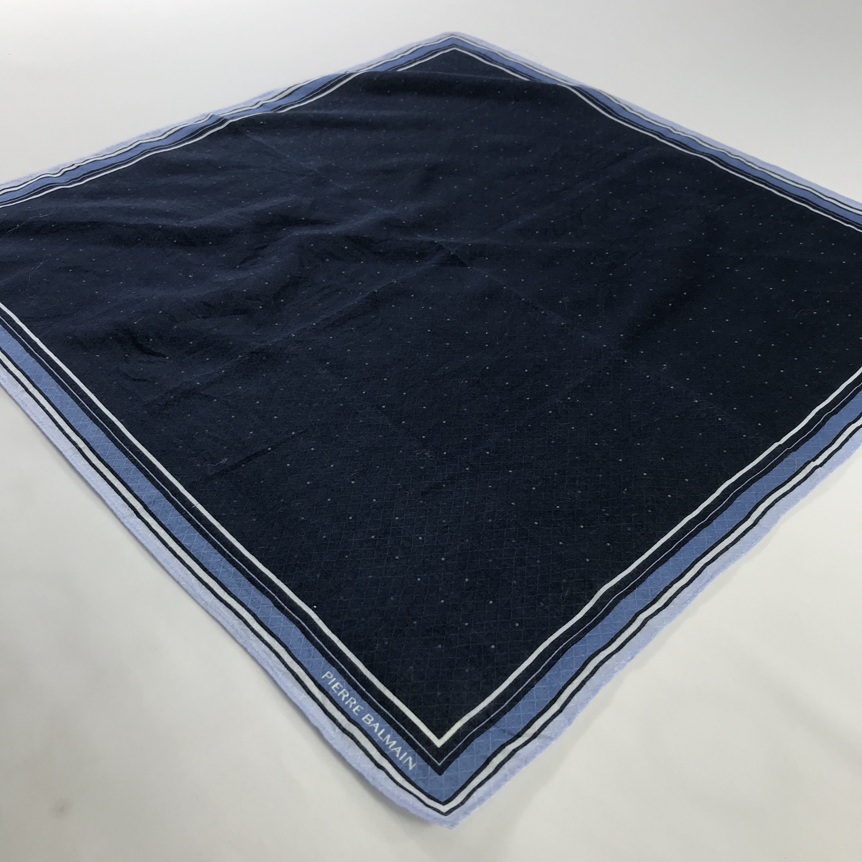 Pierre Balmain × Vintage Pierre Balmain Bandana / Handkerchief / Neckerchief - S1108 Size ONE SIZE - 2 Thumbnail