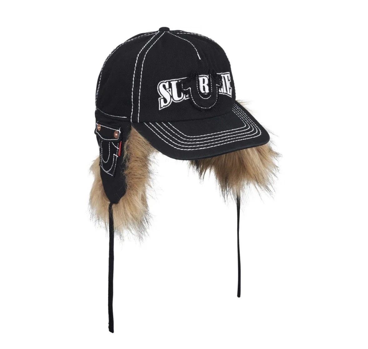 Supreme × True Religion ***SUPREME TRUE RELIGION FUR EAR FLAP PANEL HAT Size ONE SIZE - 2 Thumbnail
