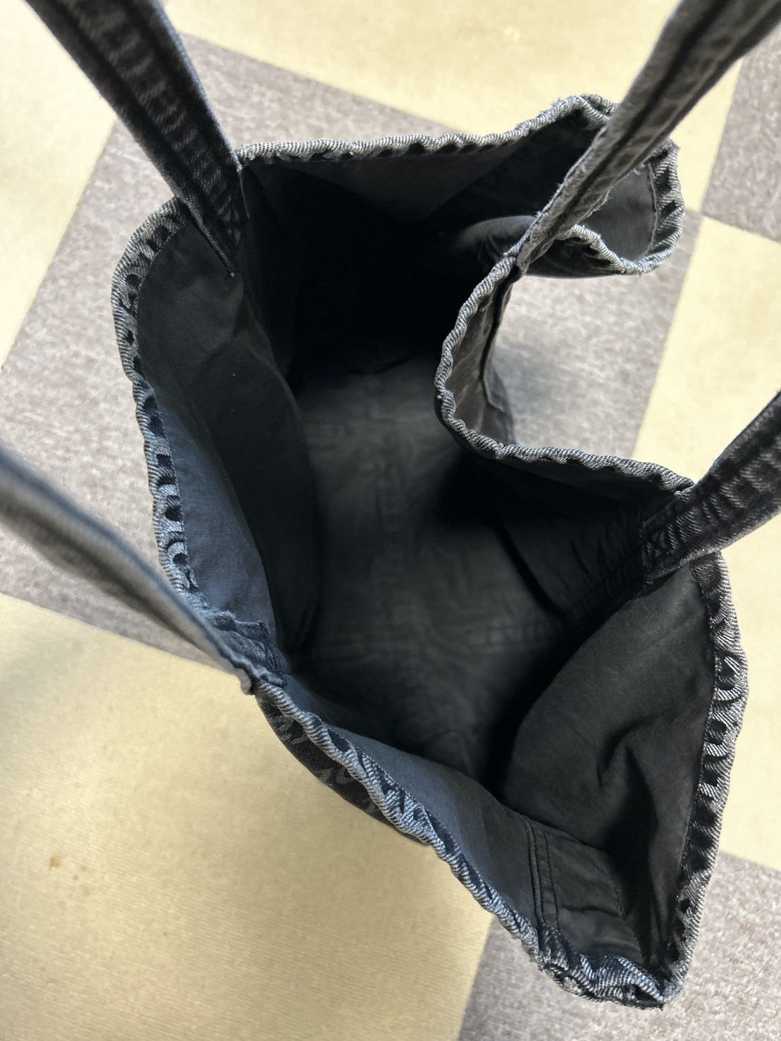 Supreme Supreme SS13 Fuck Tote Denim Bag Black Size ONE SIZE - 7 Thumbnail