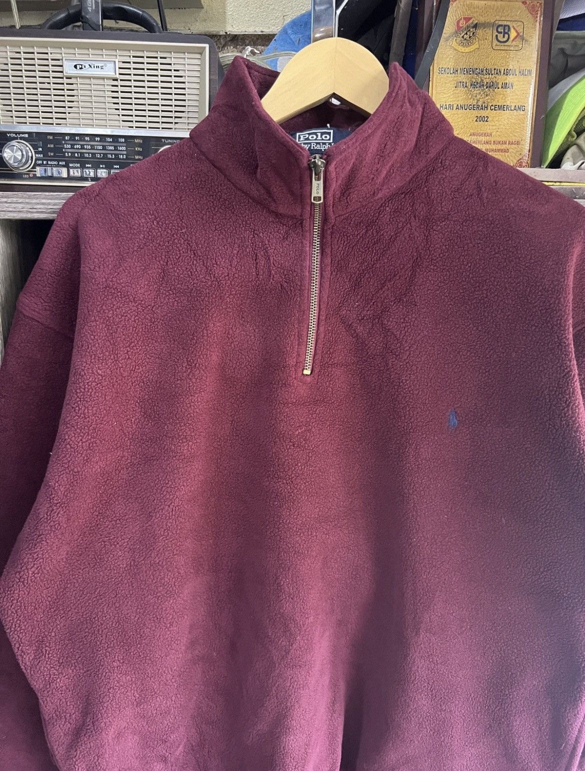 Polo Ralph Lauren 🔥Polo Ralph Lauren Half Zipper Fleece Jacket Size US L / EU 52-54 / 3 - 5 Thumbnail