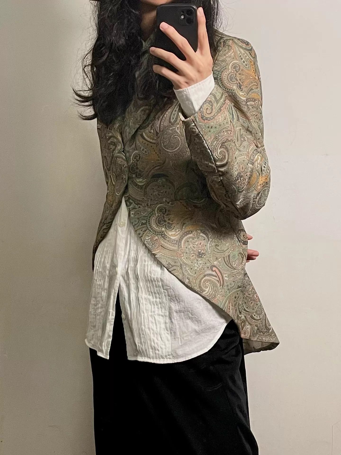 Comme des Garcons Comme Des Garçons 1995 Paisley Tuxedo Jacket M Size M / US 6-8 / IT 42-44 - 1 Thumbnail