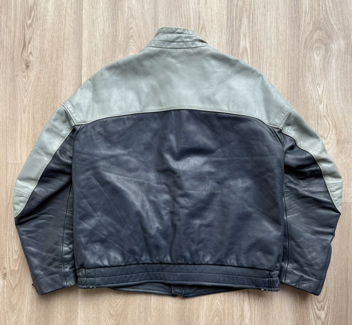 BMW Vintage 80's BMW Motorcycle Biker Leather Jacket Size US M / EU 48-50 / 2 - 15 Thumbnail