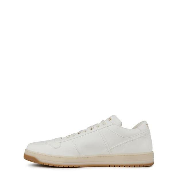 Prada Men'S Downtown Leather Low Top Trainers Size US 7 / EU 40 - 3 Thumbnail