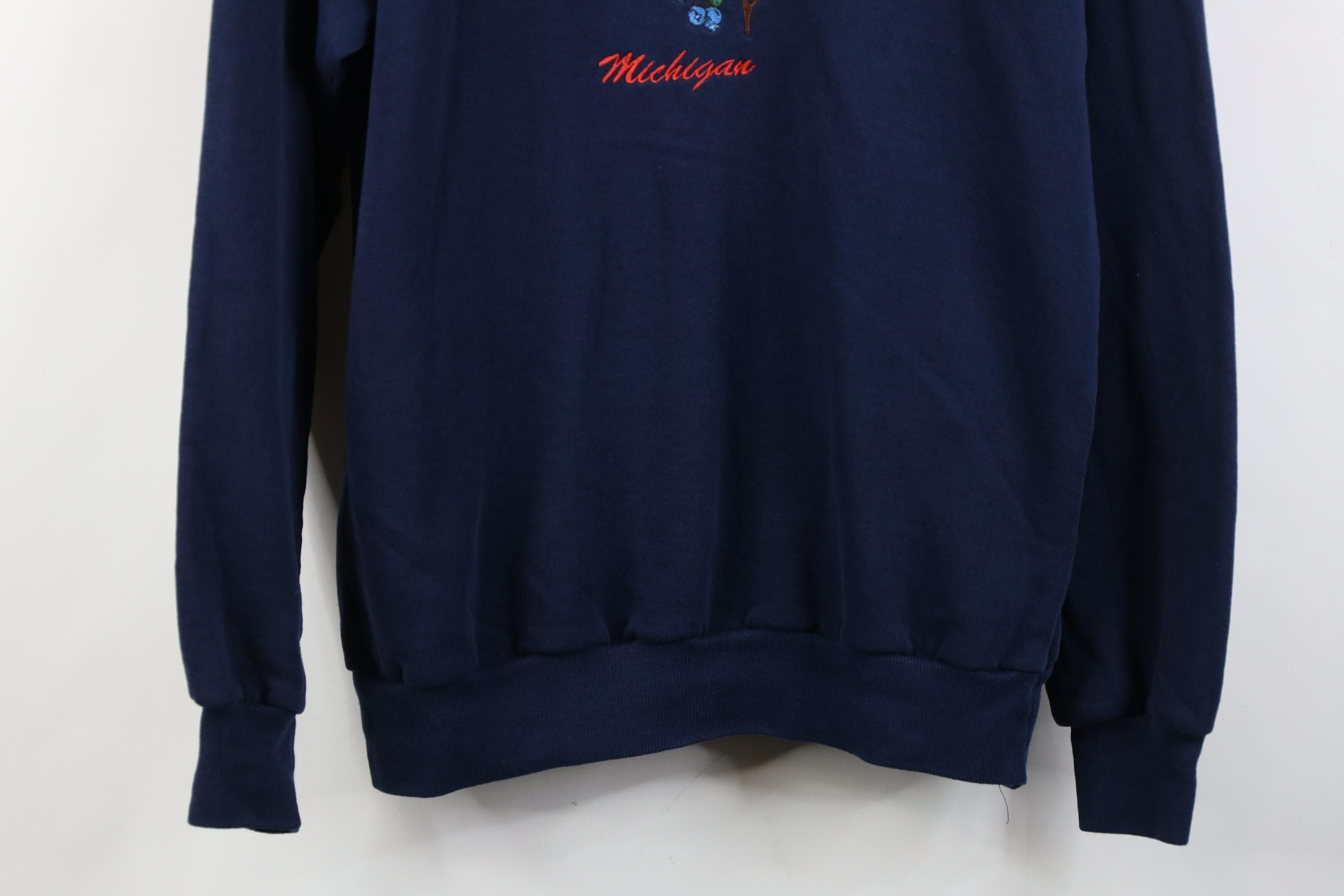 Vintage Vintage 90s Streetwear Michigan Cardinal Bird Sweatshirt USA Size XL / US 12-14 / IT 48-50 - 3 Thumbnail