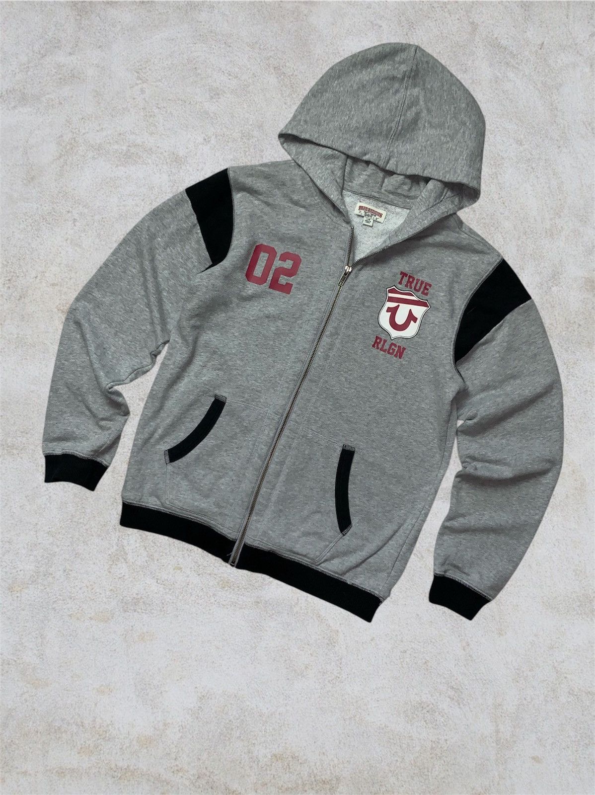 Japanese Brand × True Religion True religion vintage zip up hoodie 02 Size S Size US S / EU 44-46 / 1 - 1 Thumbnail