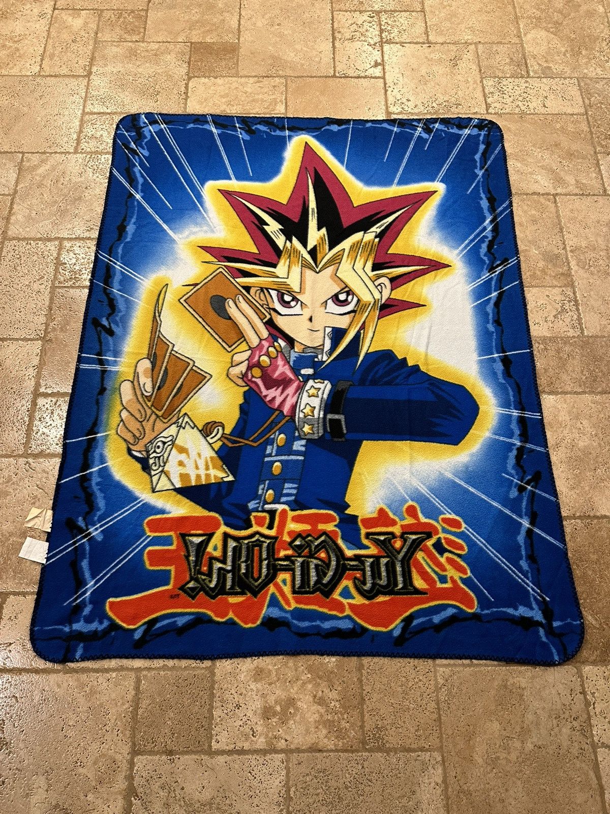 Cartoon Network Vintage Yu Gi Oh! Yugioh 1996 Throw Blanket Fleece Size ONE SIZE - 7 Thumbnail