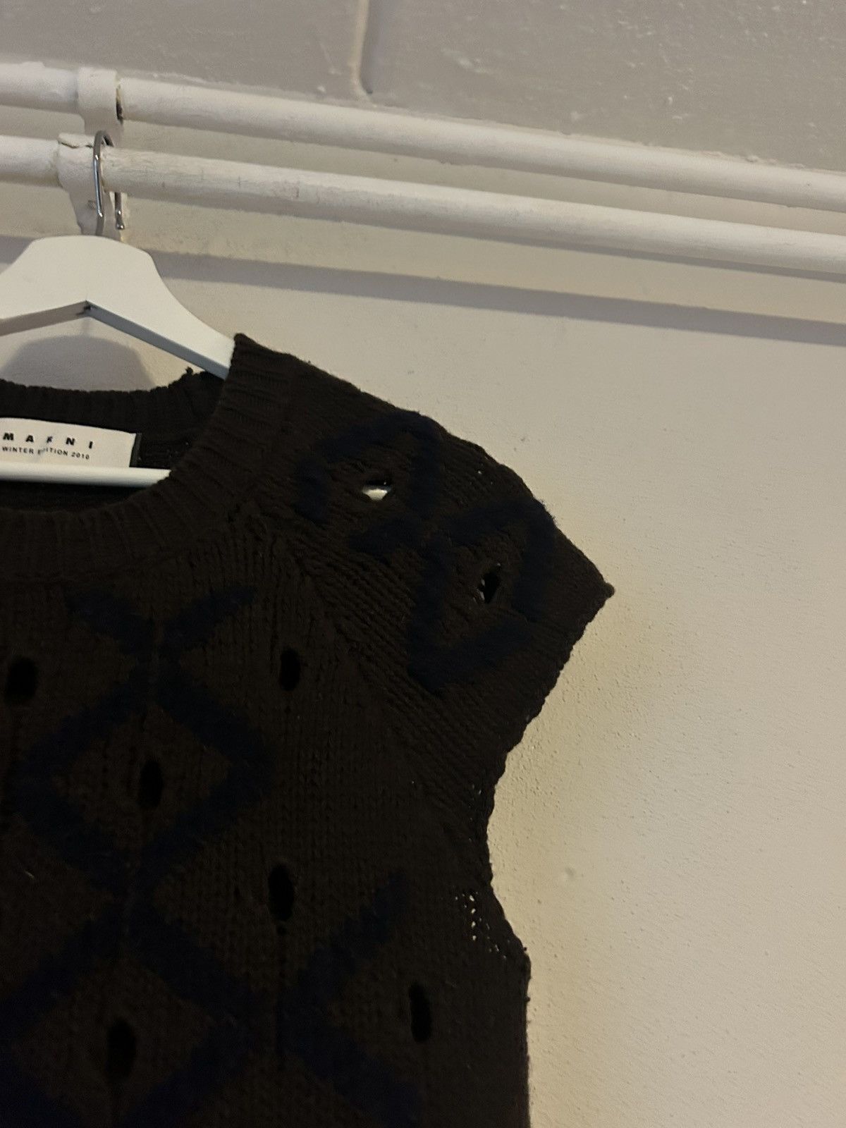 Marni FW2010 Brown Wool-Cashmere Knit Top – Size 44 Size M / US 6-8 / IT 42-44 - 5 Thumbnail