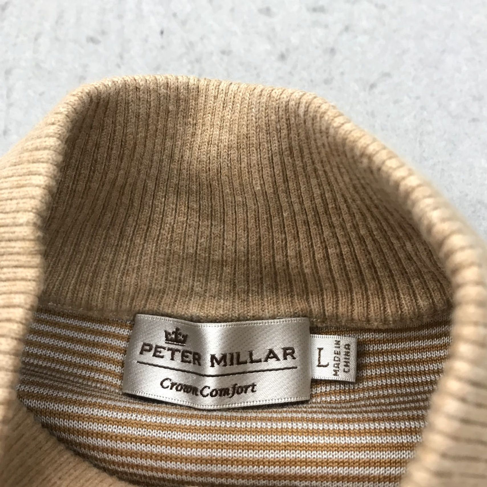 Peter Millar Peter Millar Vest Mens Large Beige Golf Frederica Crown Comfort 1/4 Zip Size US L / EU 52-54 / 3 - 4 Thumbnail