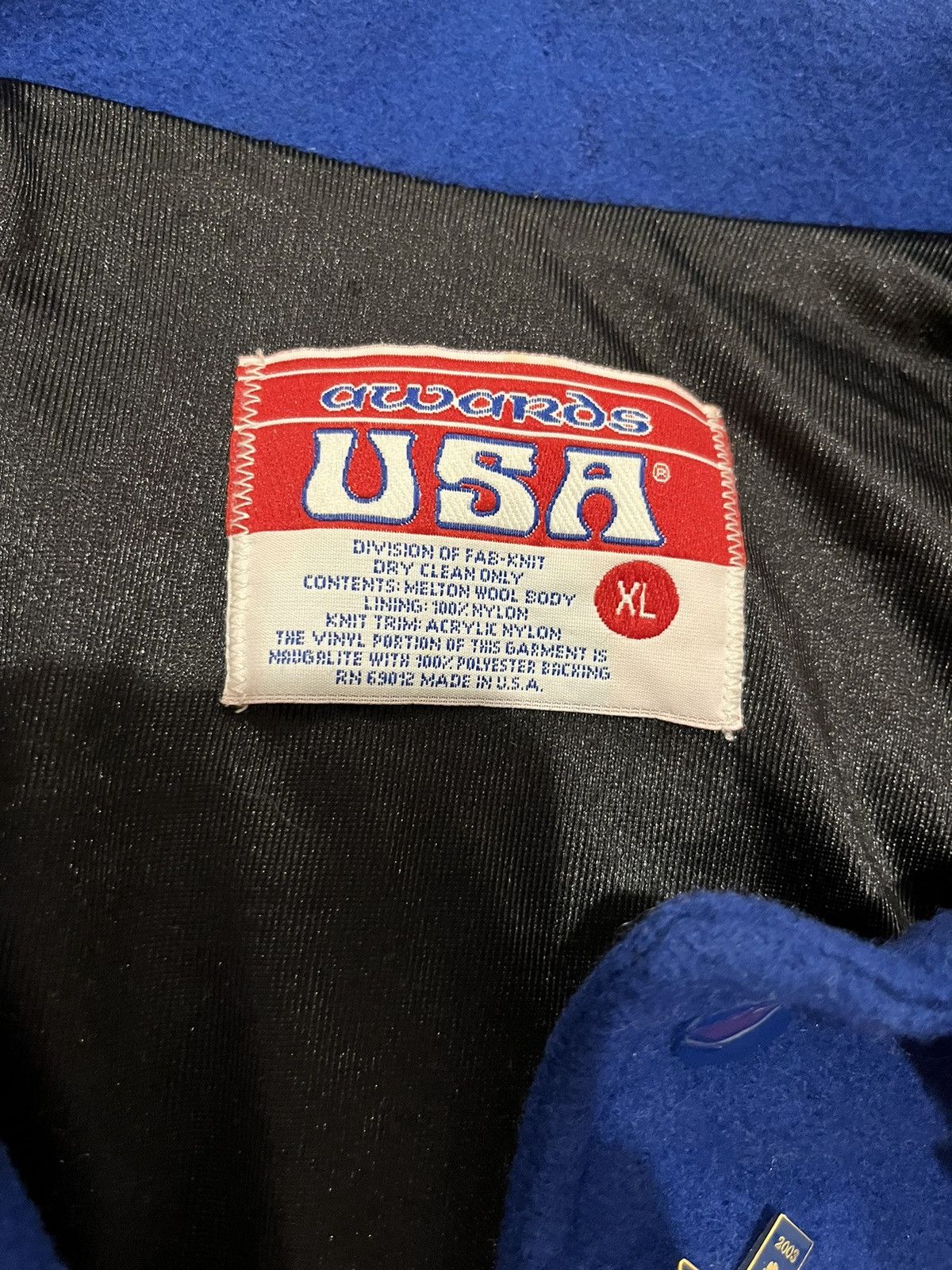 Vintage Vintage Varsity Texas Jacket Size US XL / EU 56 / 4 - 4 Thumbnail