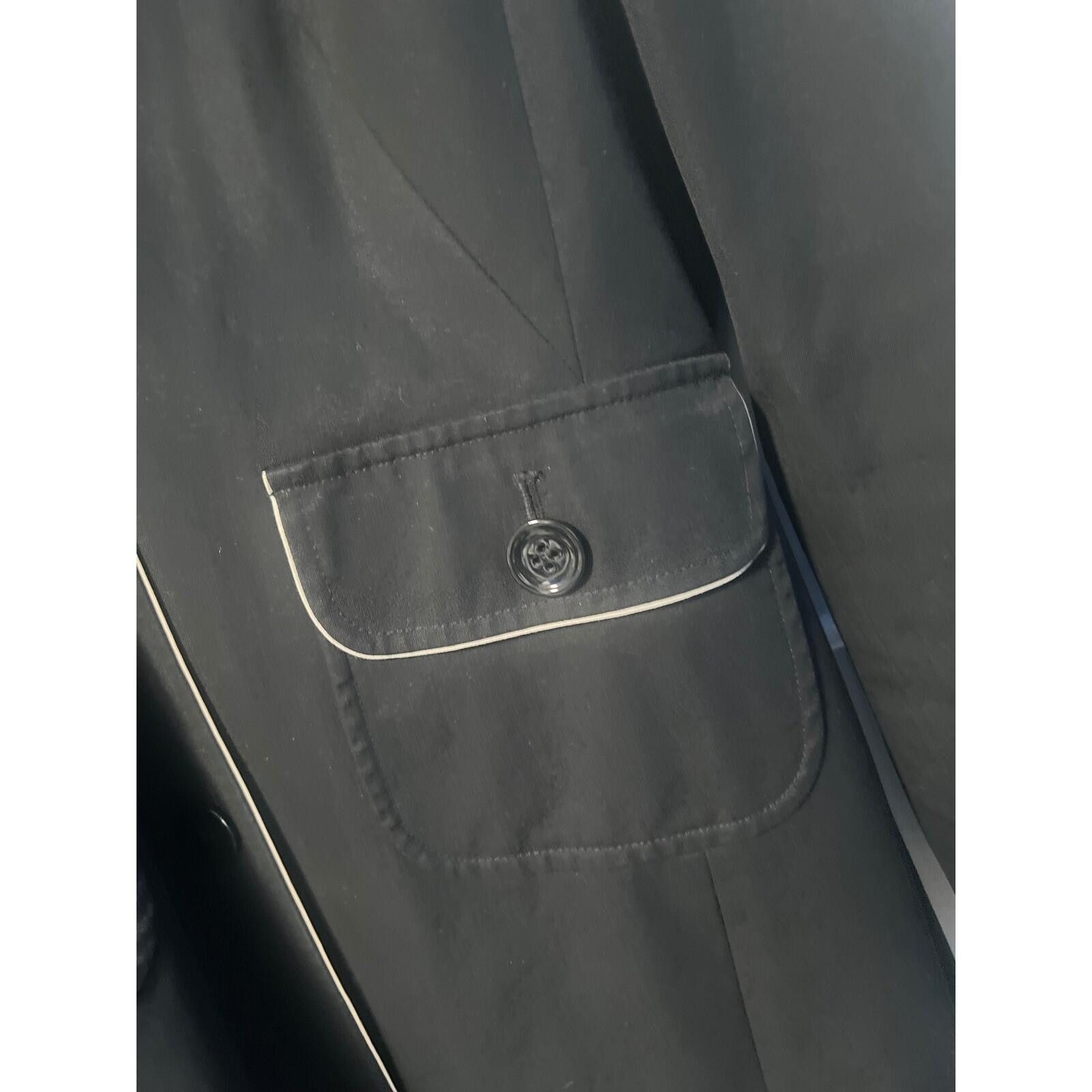 Other Ann Taylor Loft Petites Black Trench Coat Trim Size 6P Size M / US 6-8 / IT 42-44 - 7 Thumbnail