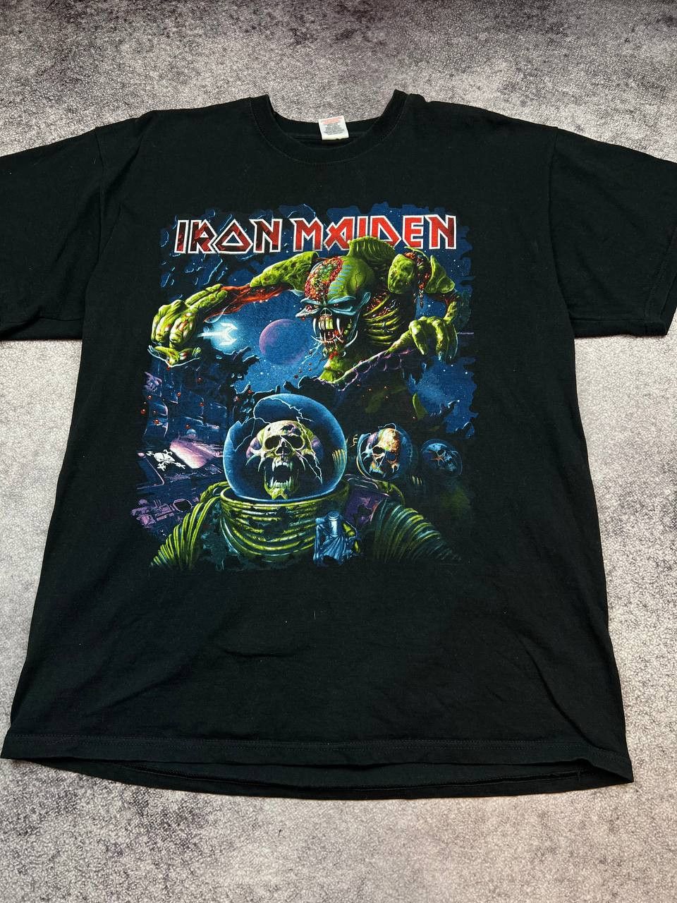 Iron Maiden Vintage Iron Maiden World Tour Europe 2010 Size US XL / EU 56 / 4 - 3 Thumbnail