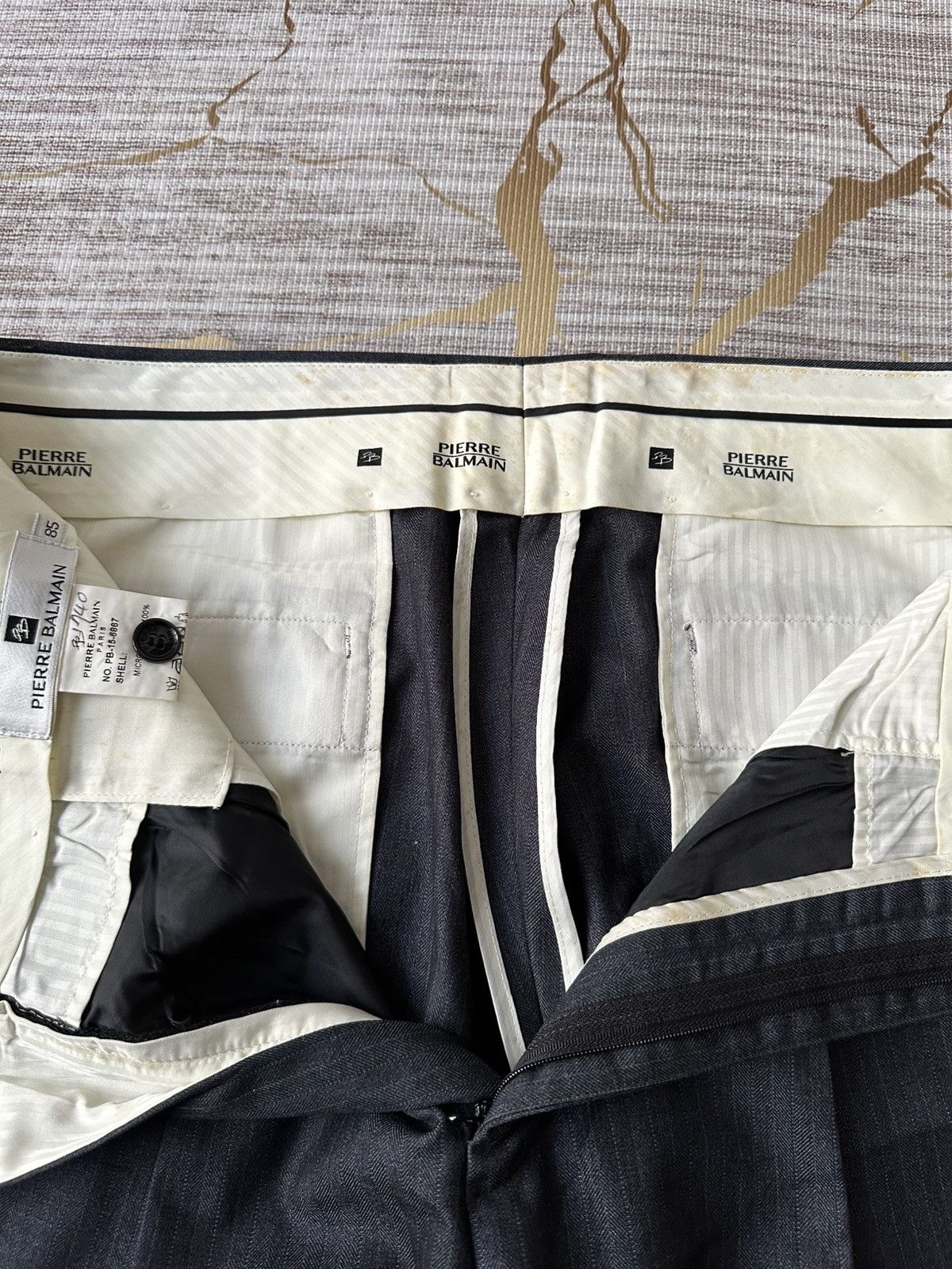 Pierre Balmain Vintage 90s Pierre Balmain Trouser Pant Size US 32 / EU 48 - 13 Thumbnail