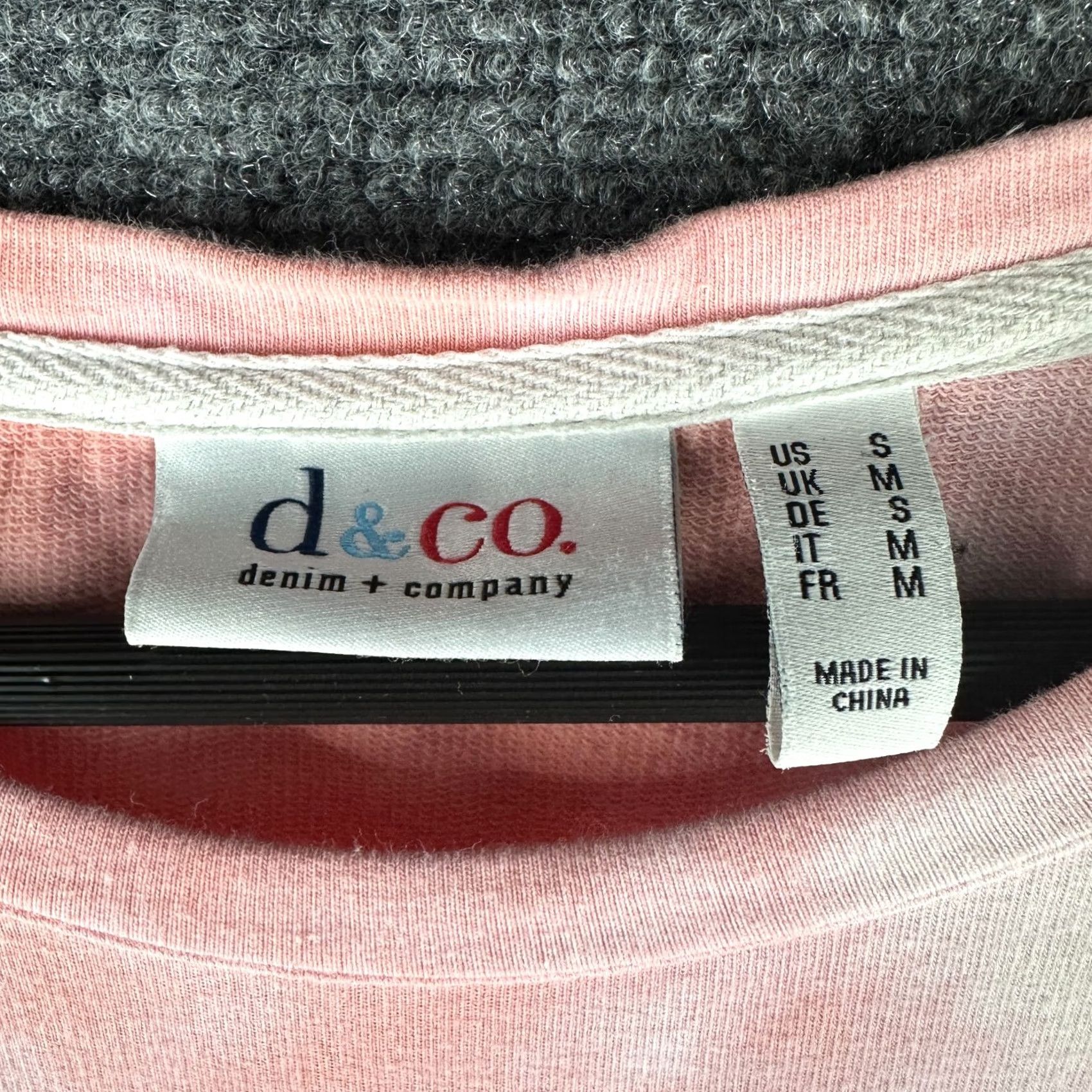 Denim & Co. Denim & Co. Sweatshirt Womens Small Pink Tie Dye Pullover Rib Cuffs Ribbed Hem Size S / US 4 / IT 40 - 5 Thumbnail