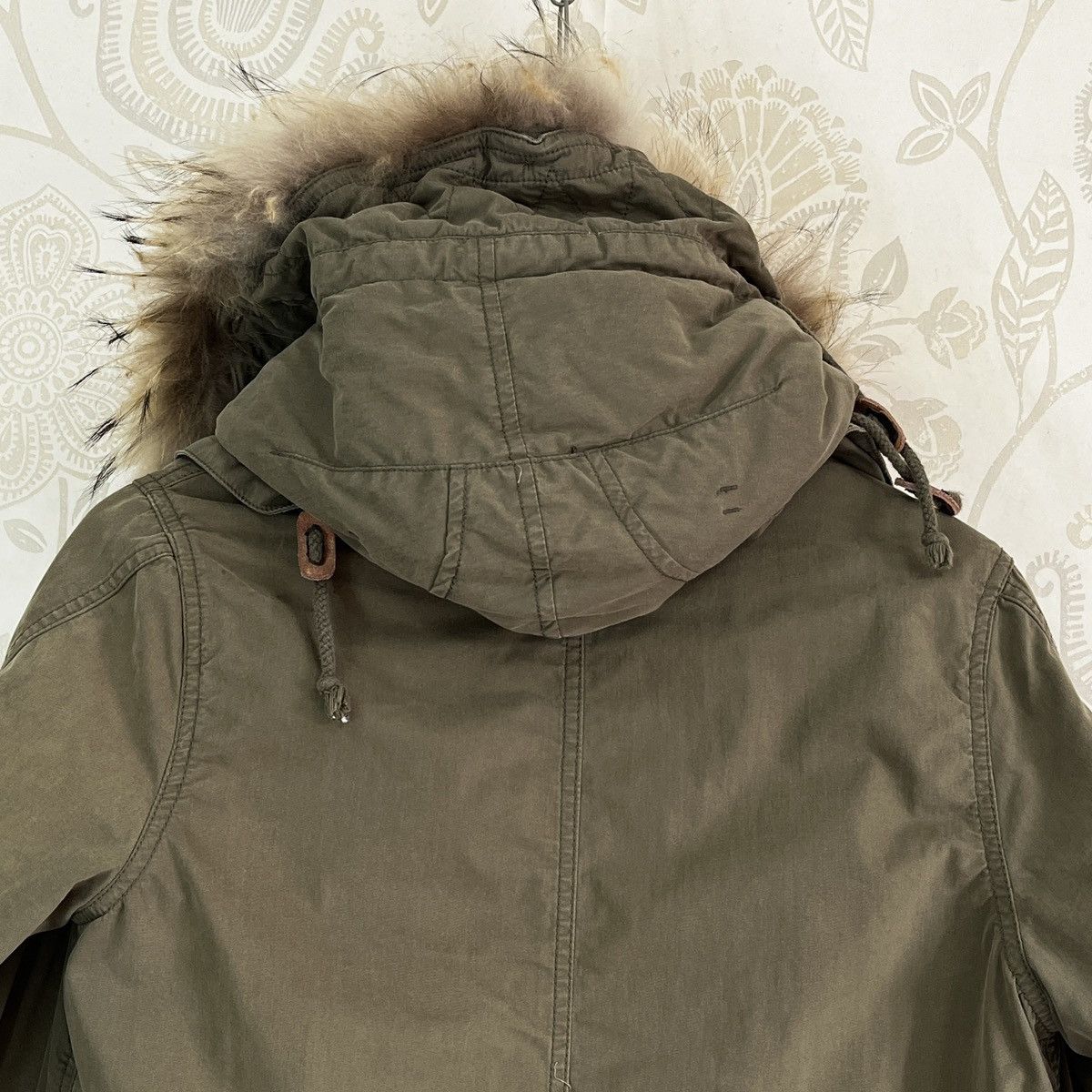 Alpha Industries Avirex Alpha Industries Hood Fur Ruff Long Parka Jacket Size US M / EU 48-50 / 2 - 23 Thumbnail